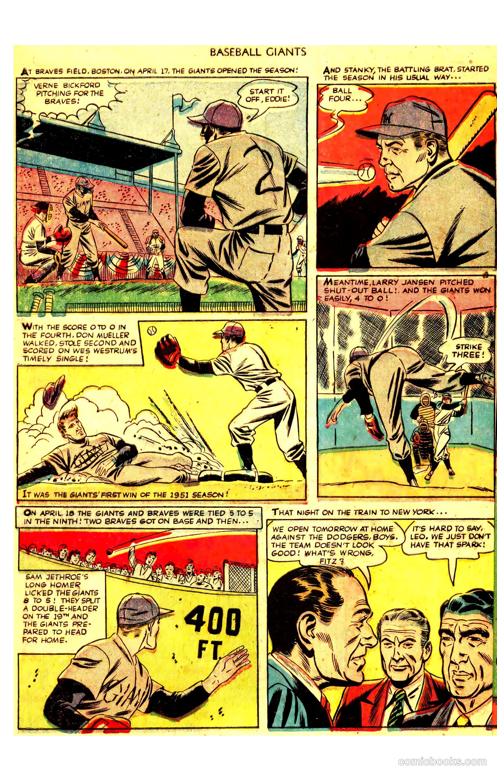 thrilling true story of the baseball giants #nn — page 8 of 36