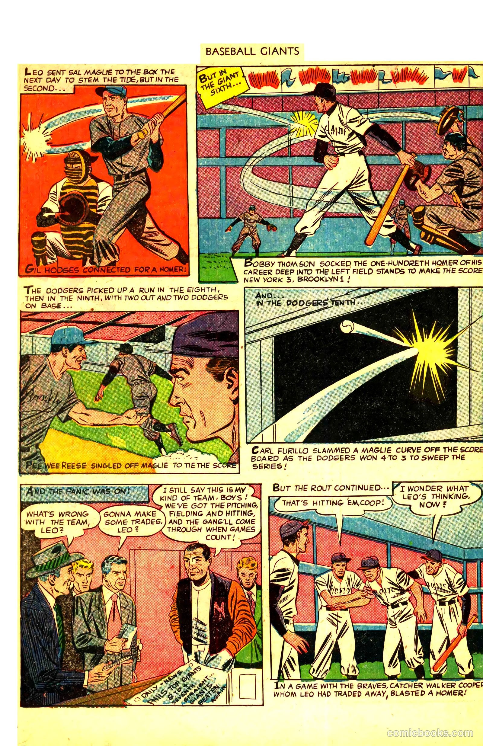 thrilling true story of the baseball giants #nn — page 10 of 36