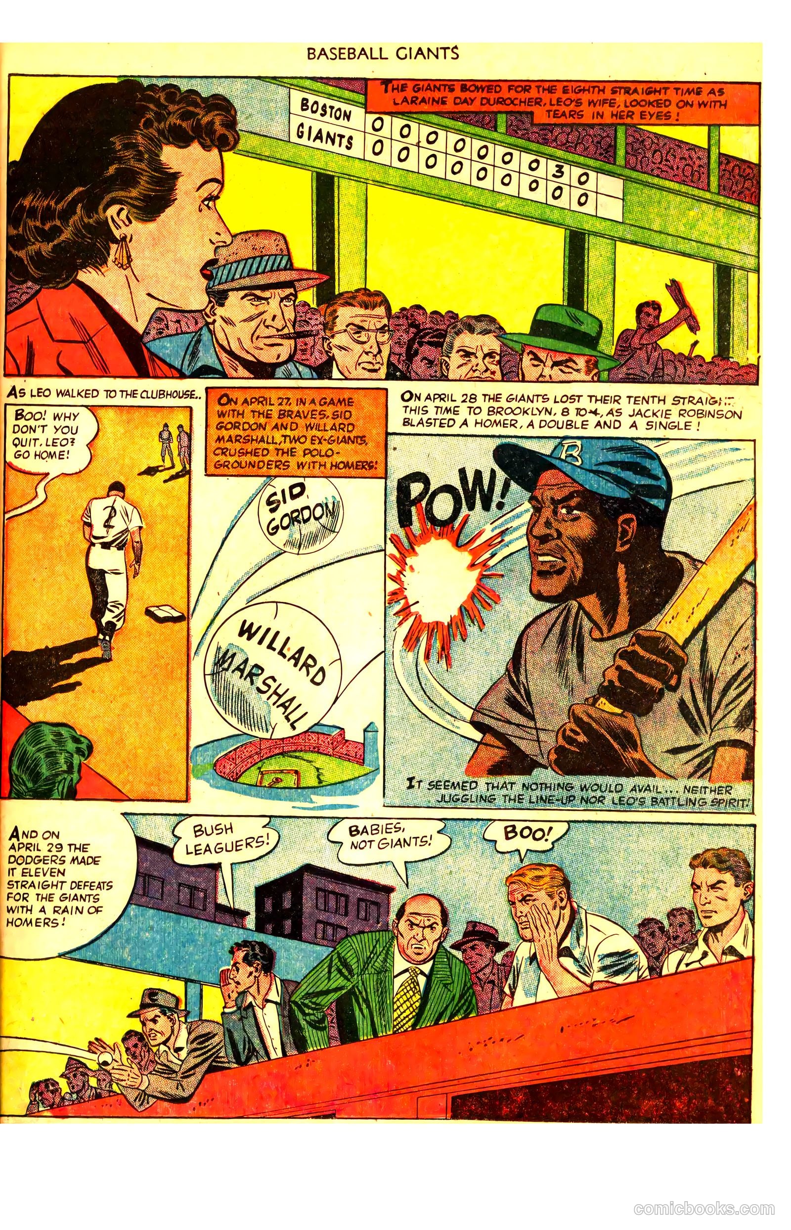 thrilling true story of the baseball giants #nn — page 11 of 36