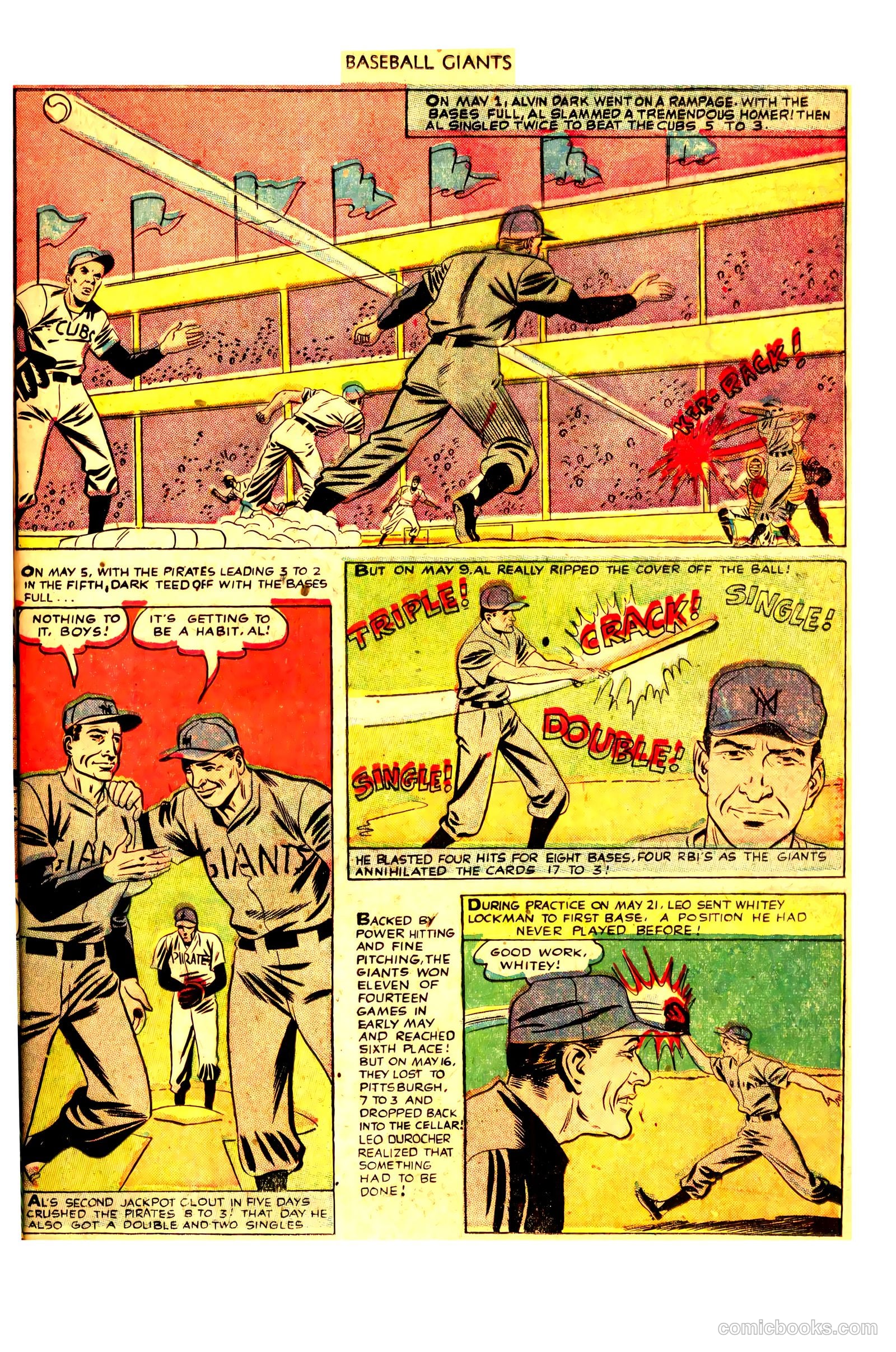 thrilling true story of the baseball giants #nn — page 13 of 36