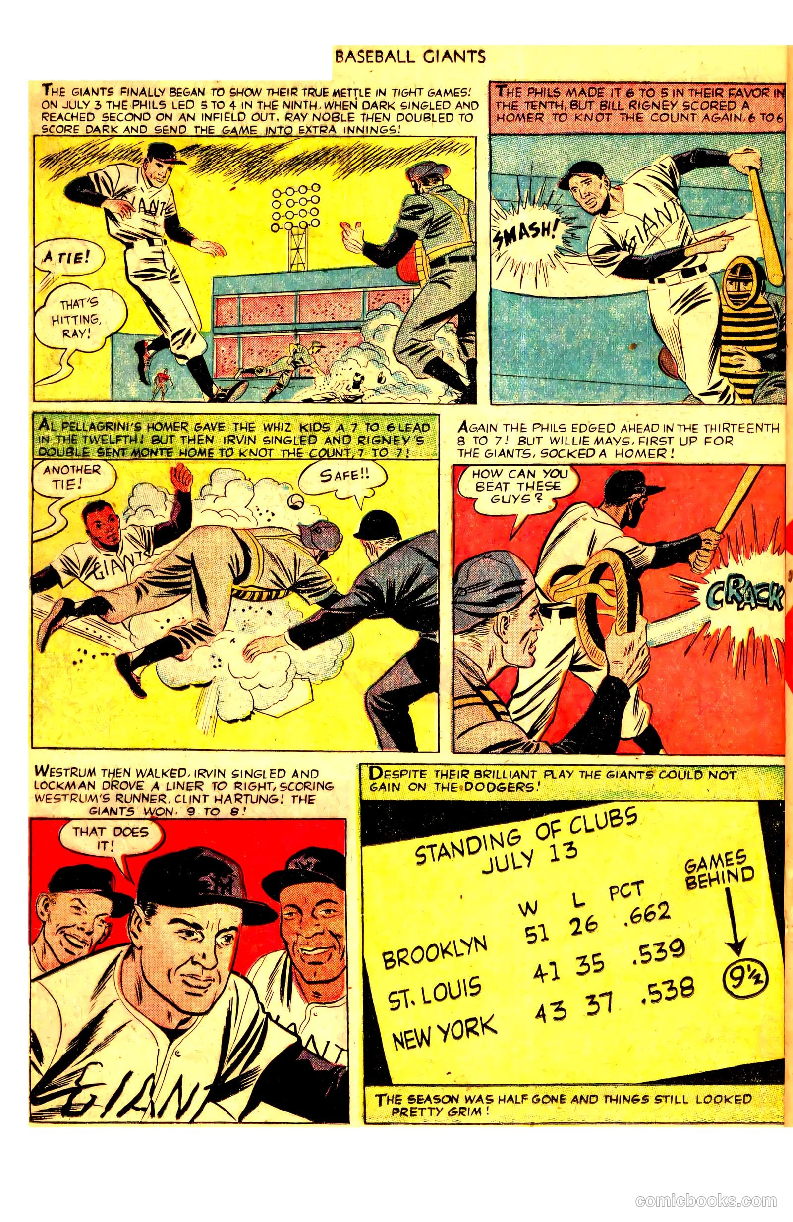 thrilling true story of the baseball giants #nn — page 16 of 36