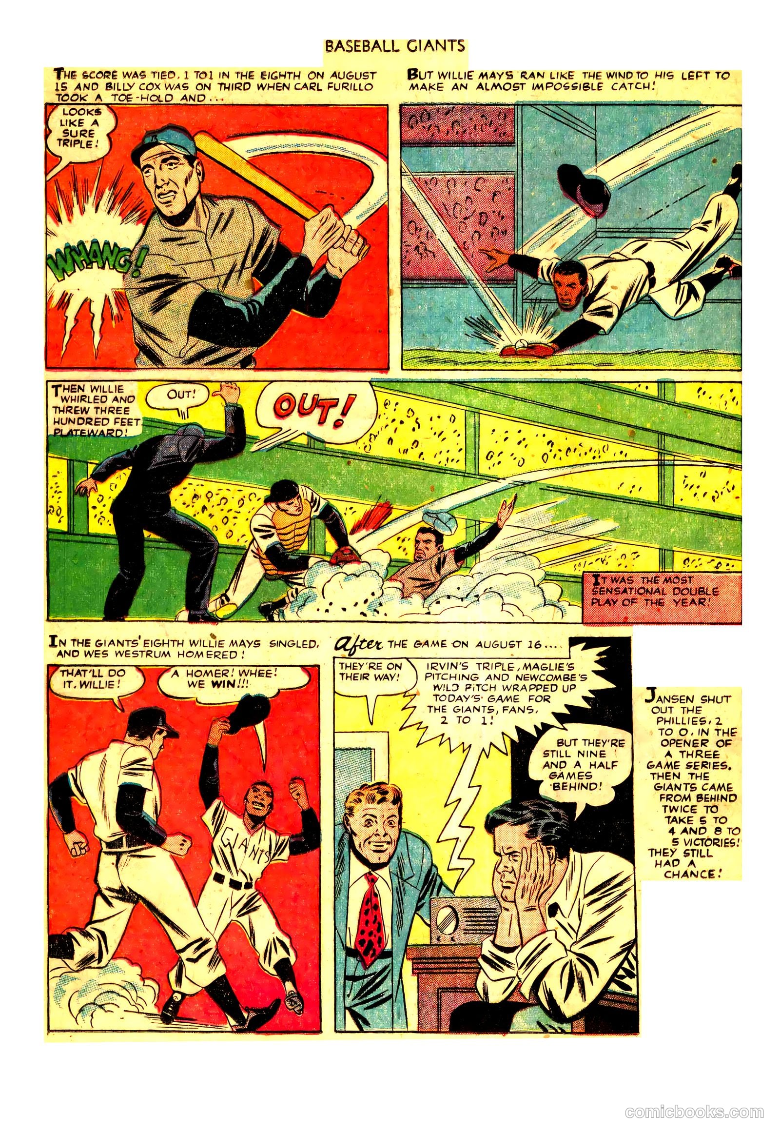 thrilling true story of the baseball giants #nn — page 20 of 36