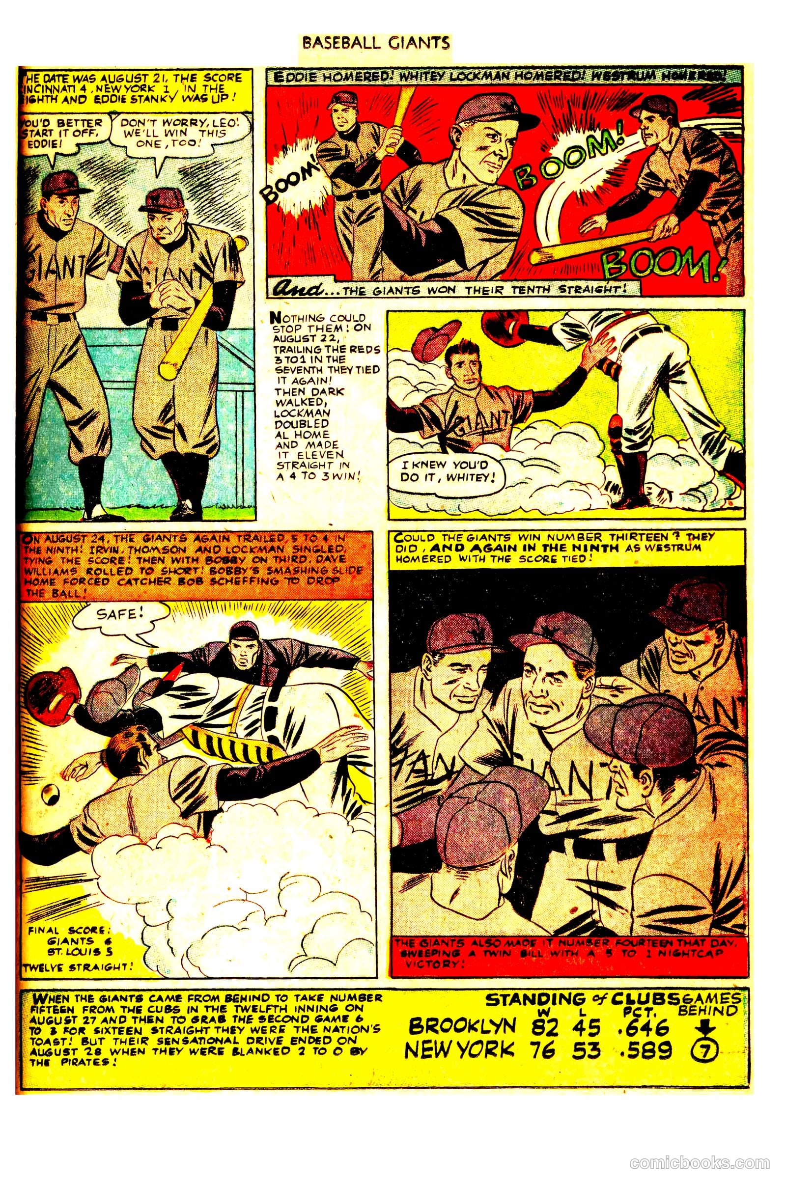 thrilling true story of the baseball giants #nn — page 21 of 36