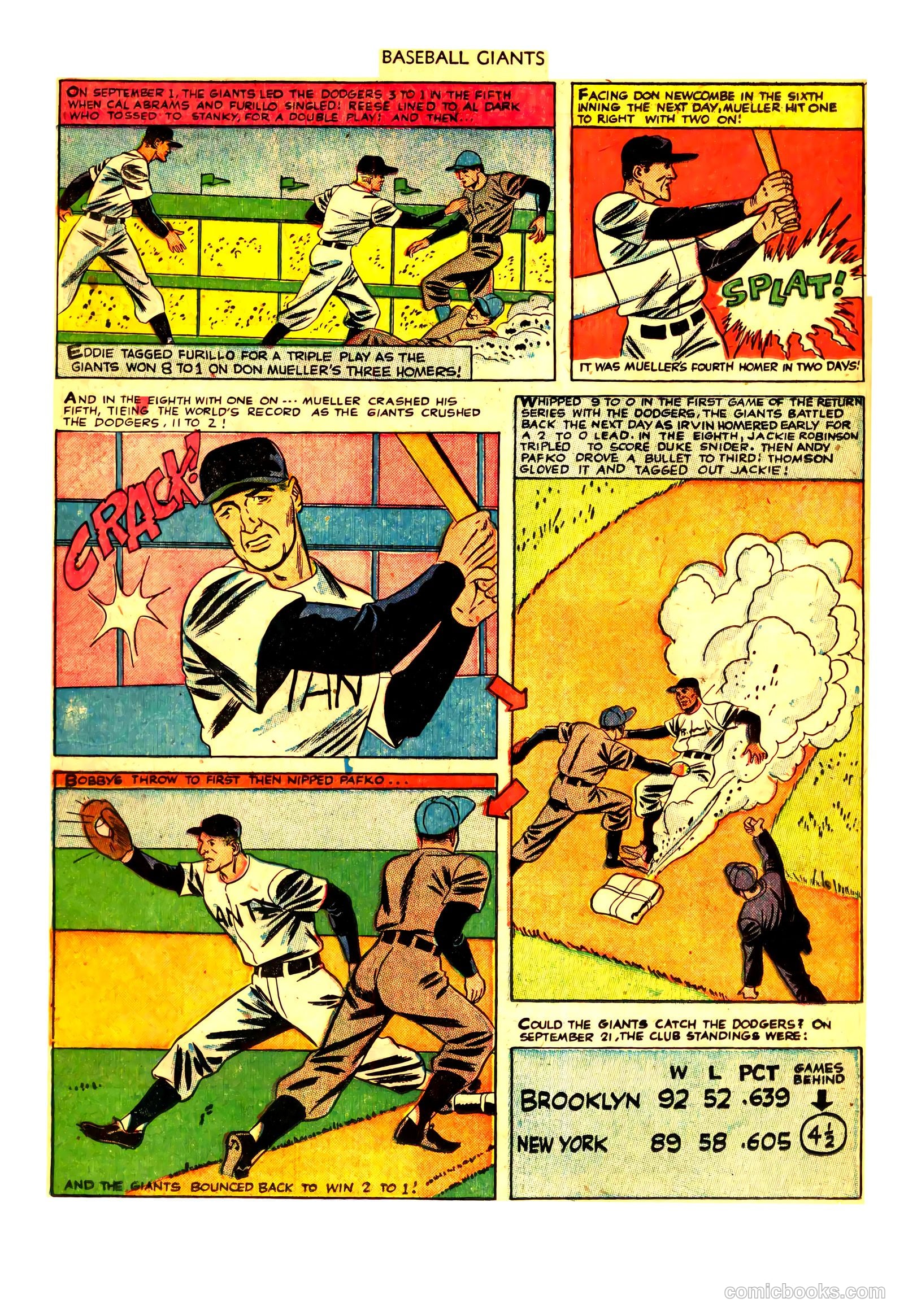 thrilling true story of the baseball giants #nn — page 22 of 36