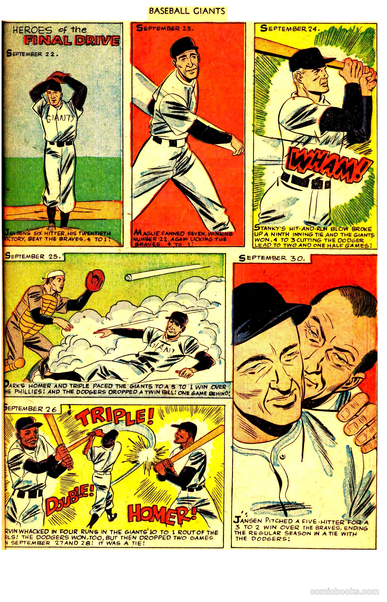 thrilling true story of the baseball giants #nn — page 23 of 36