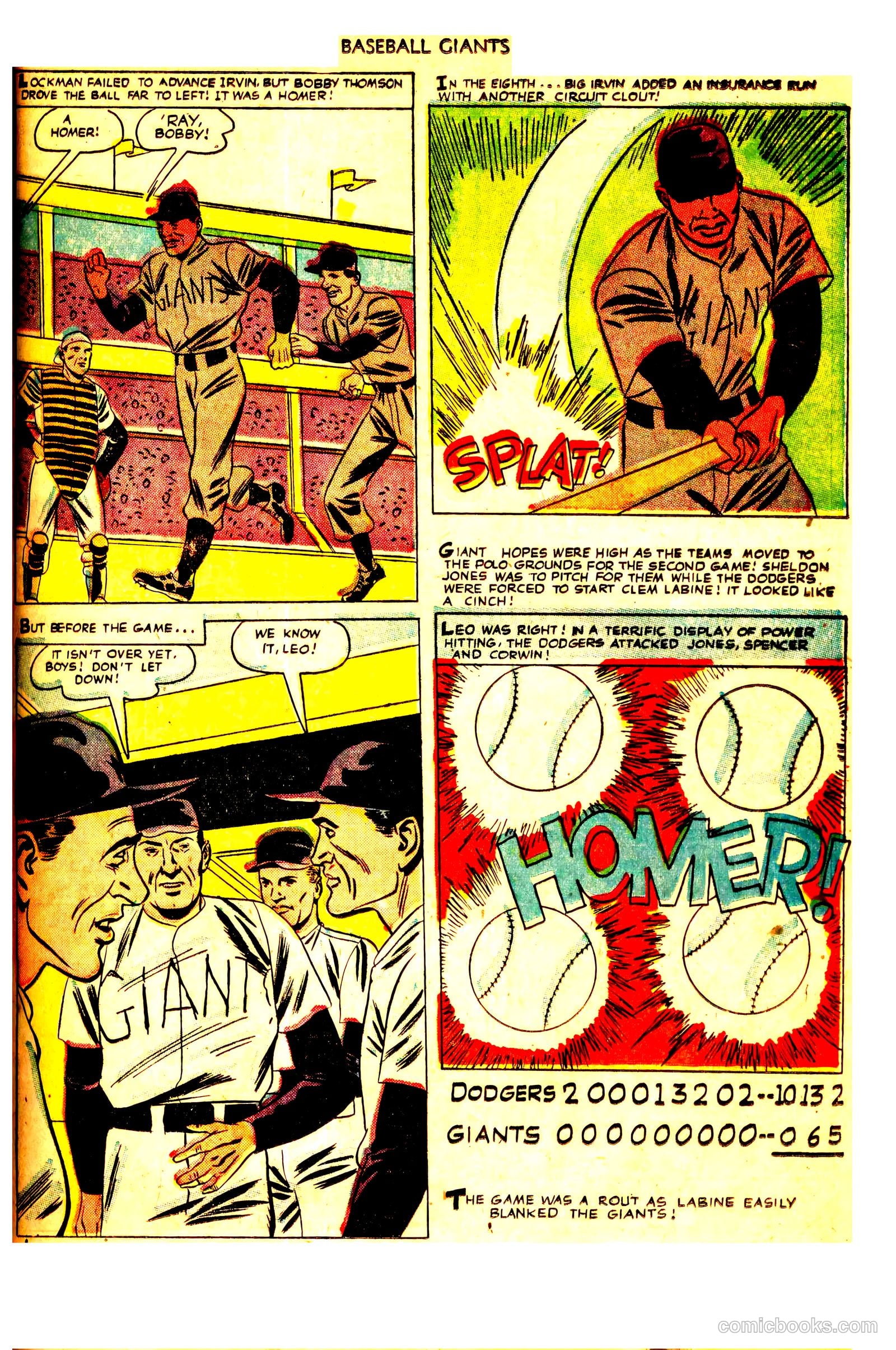 thrilling true story of the baseball giants #nn — page 25 of 36