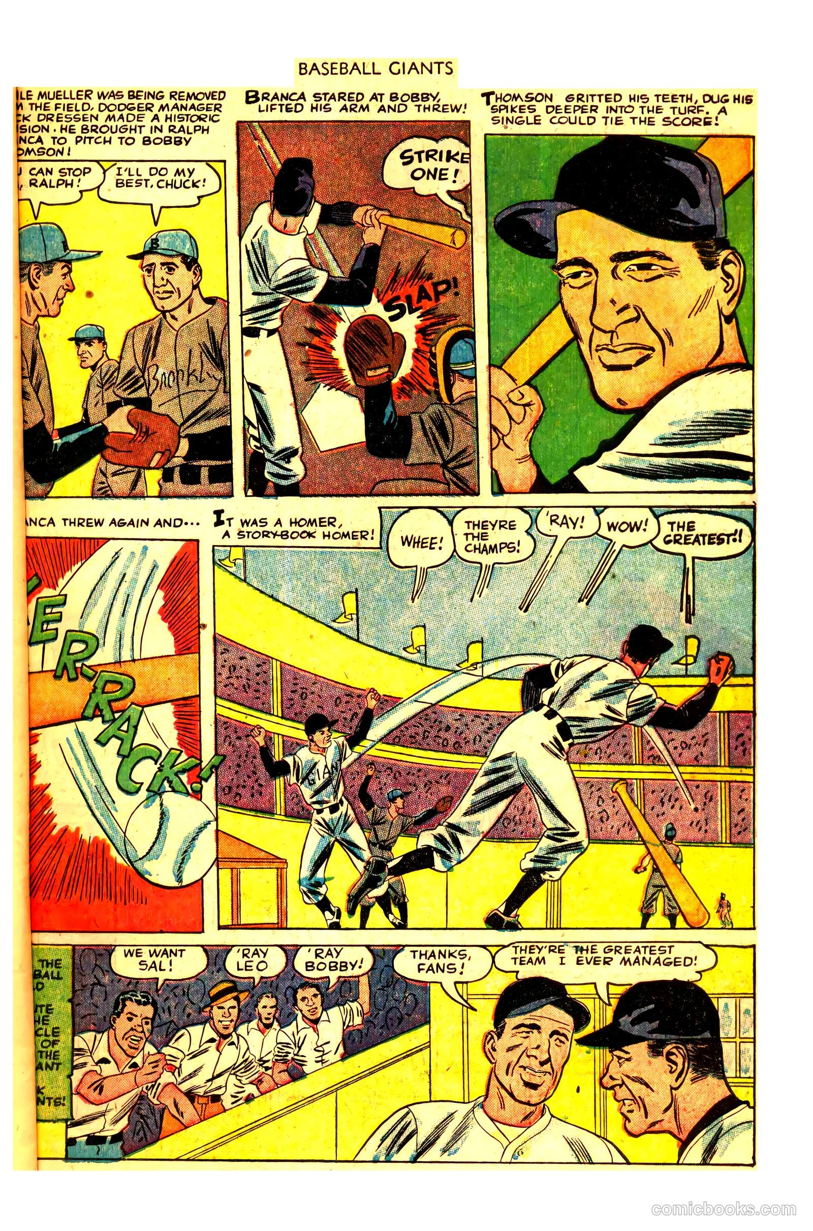 thrilling true story of the baseball giants #nn — page 27 of 36