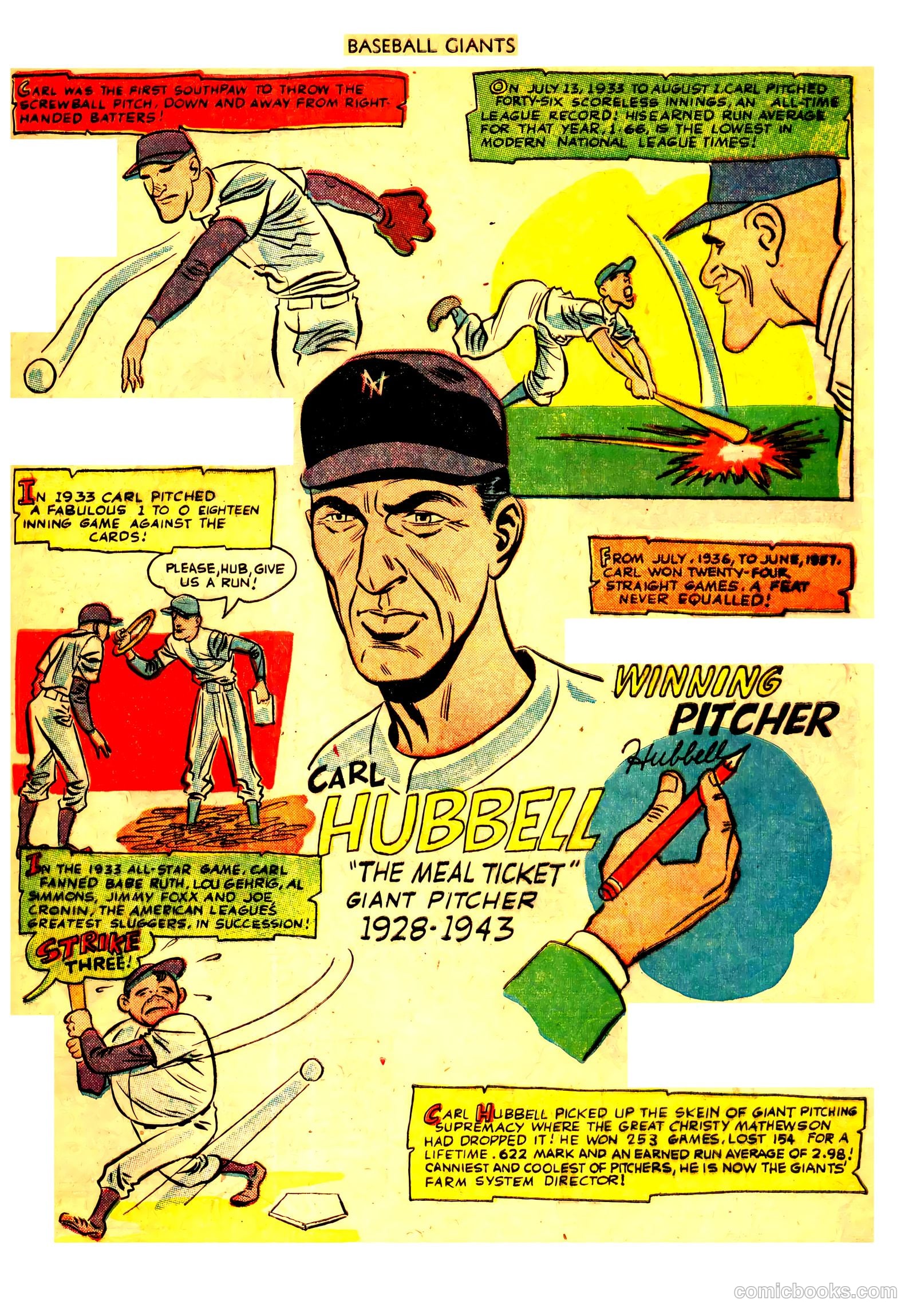 thrilling true story of the baseball giants #nn — page 33 of 36