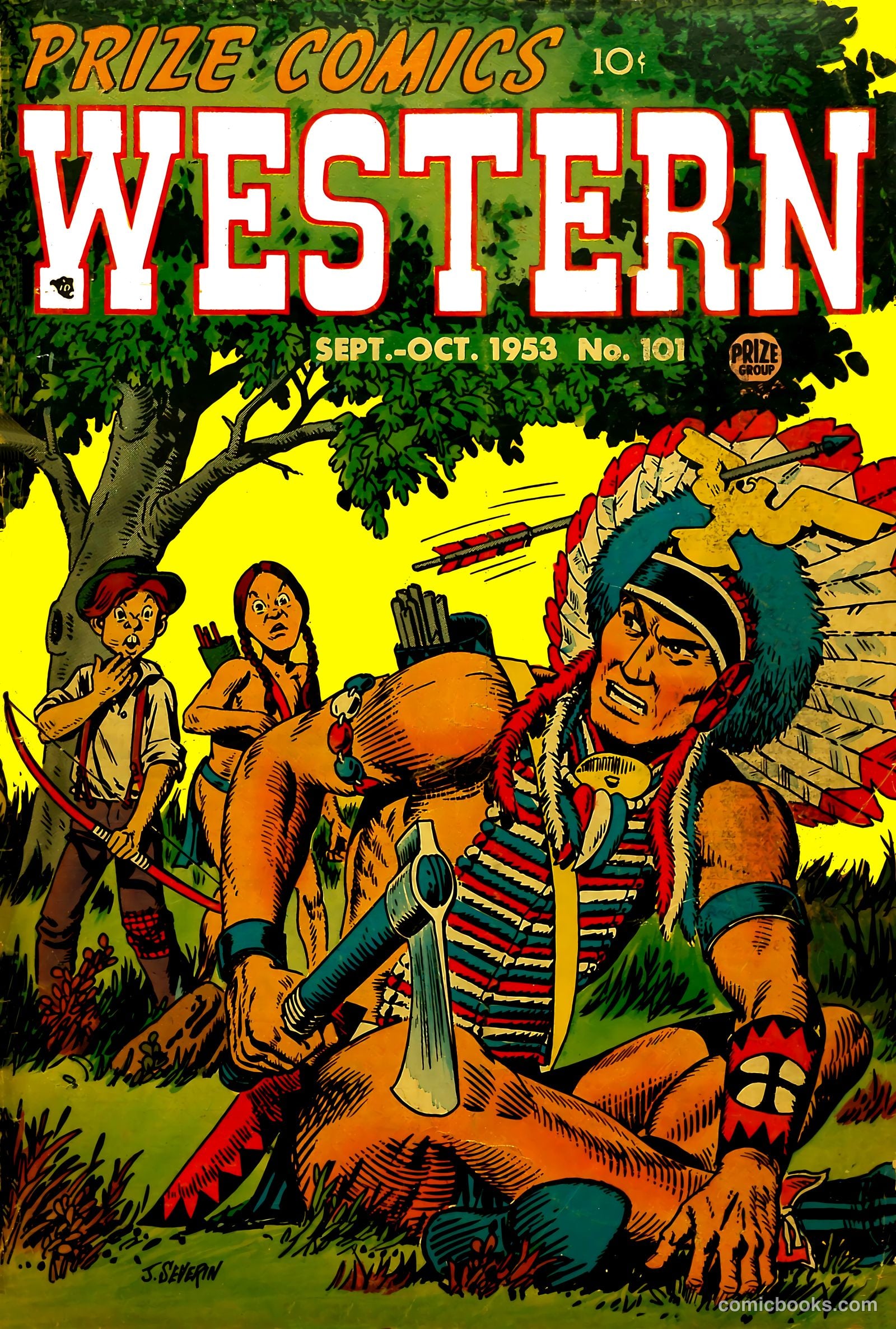 Prize Comics Western #101