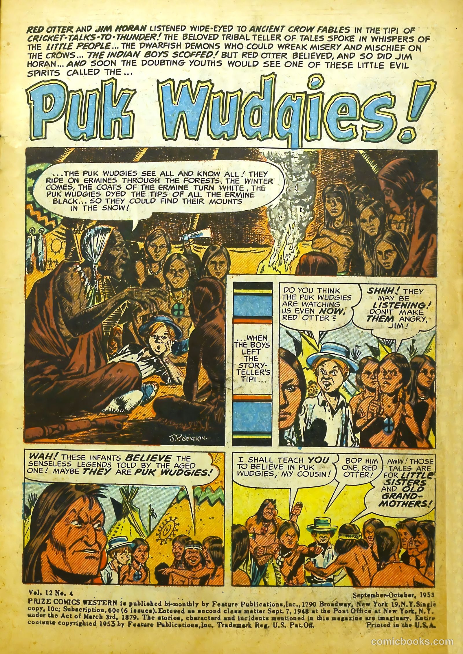Prize Comics Western #101 (1950) — page 3 of 36