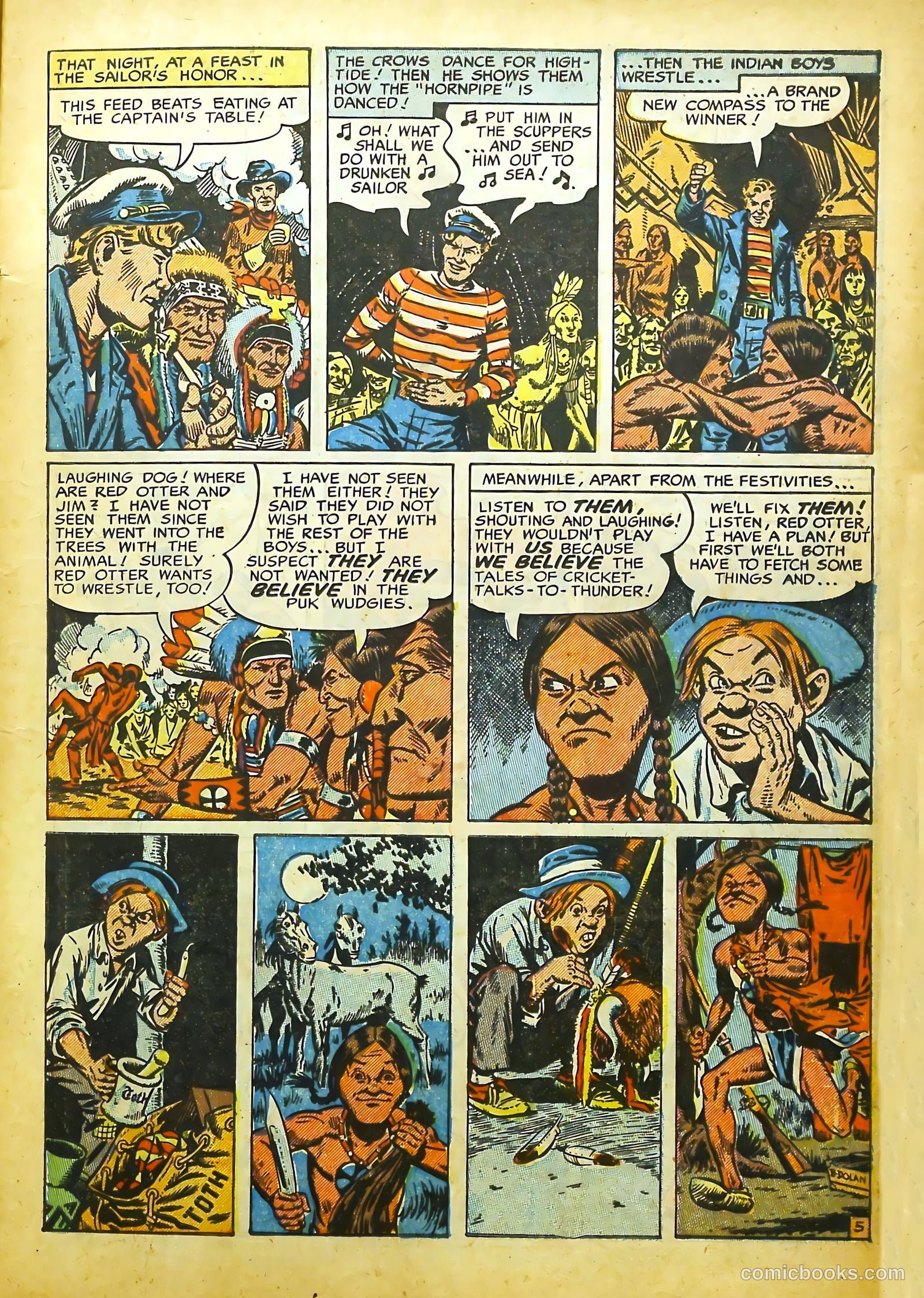Prize Comics Western #101 (1950) — page 7 of 36