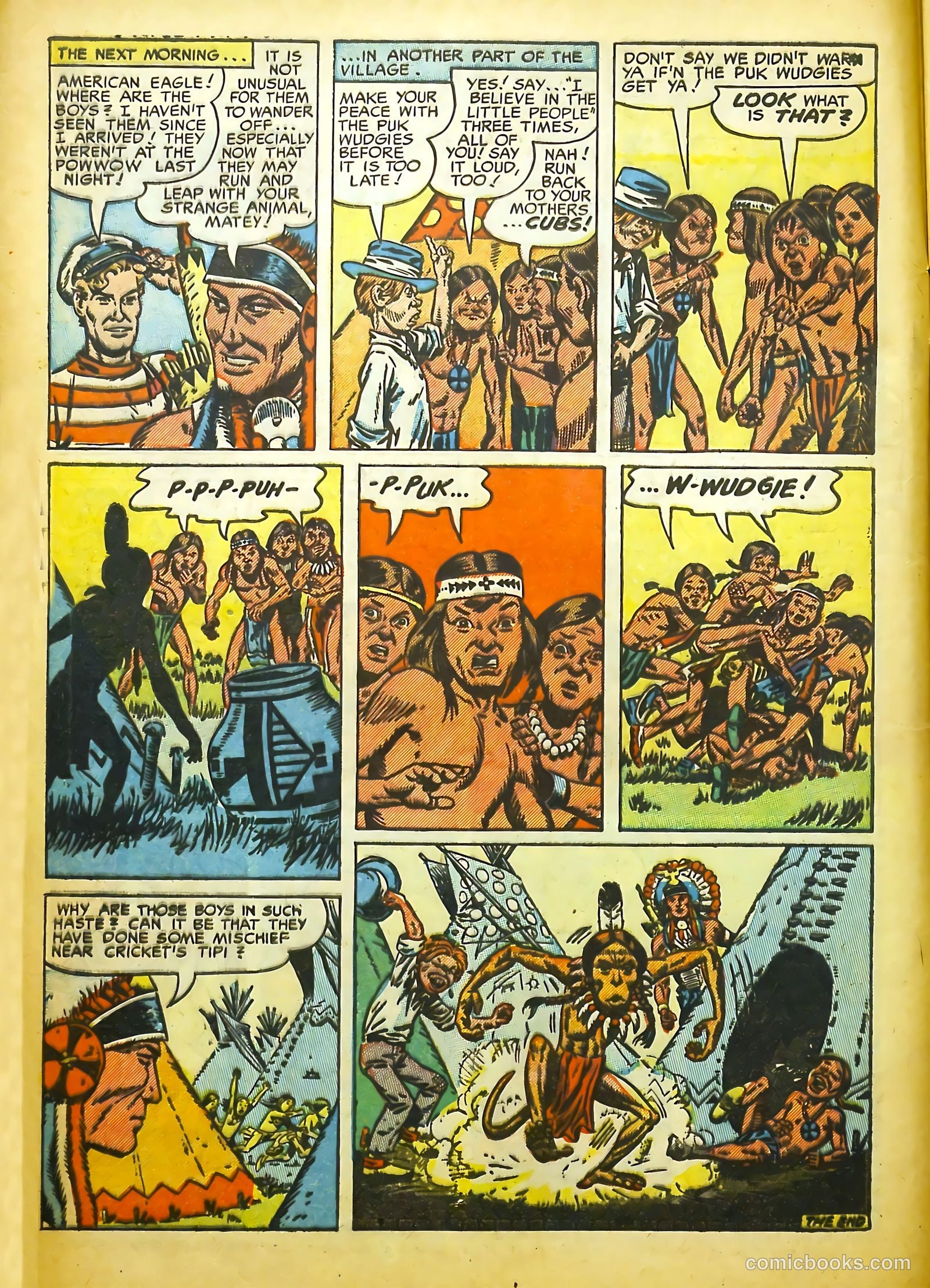 Prize Comics Western #101 (1950) — page 8 of 36