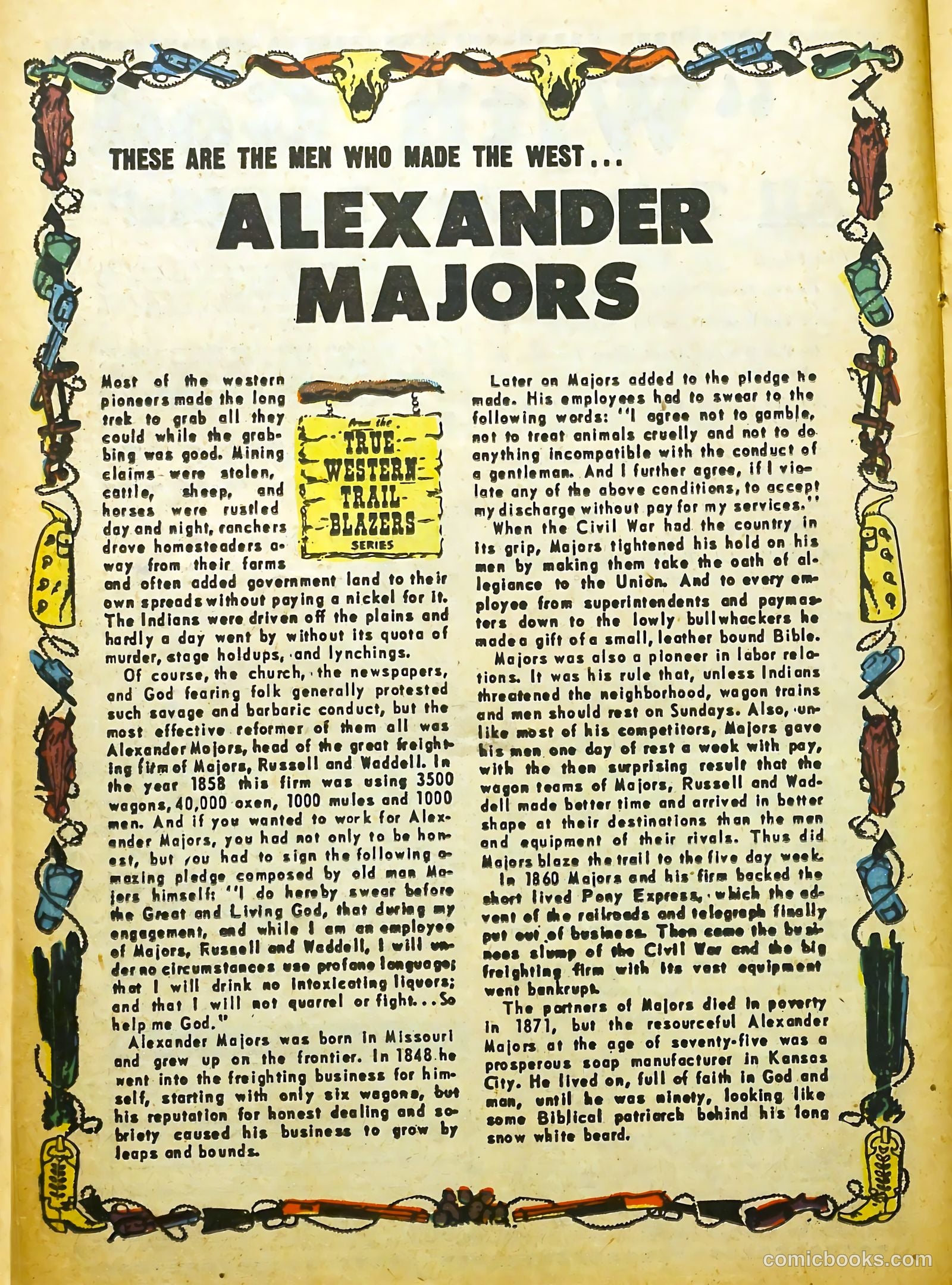 Prize Comics Western #101 (1950) — page 14 of 36