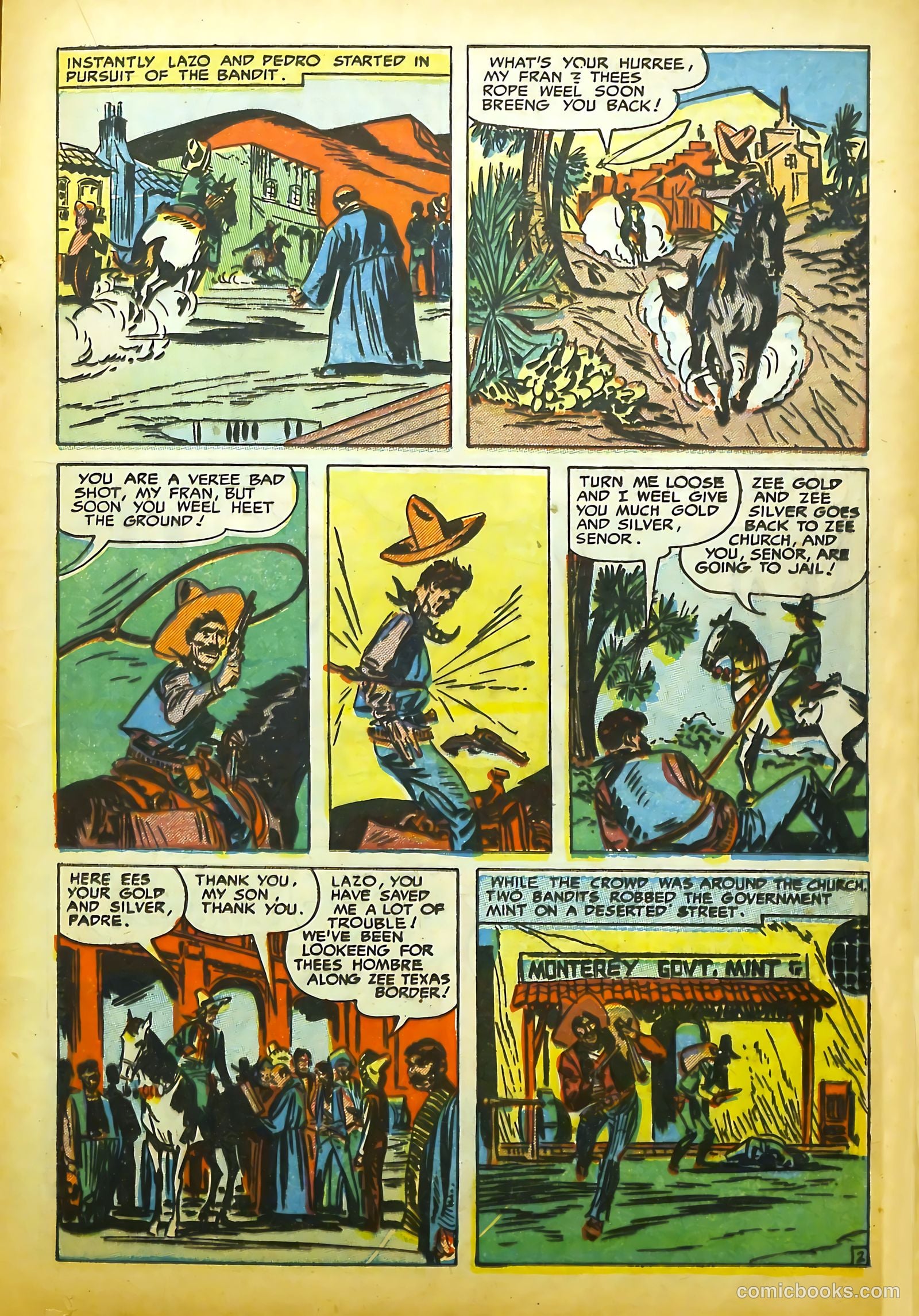 Prize Comics Western #101 (1950) — page 17 of 36