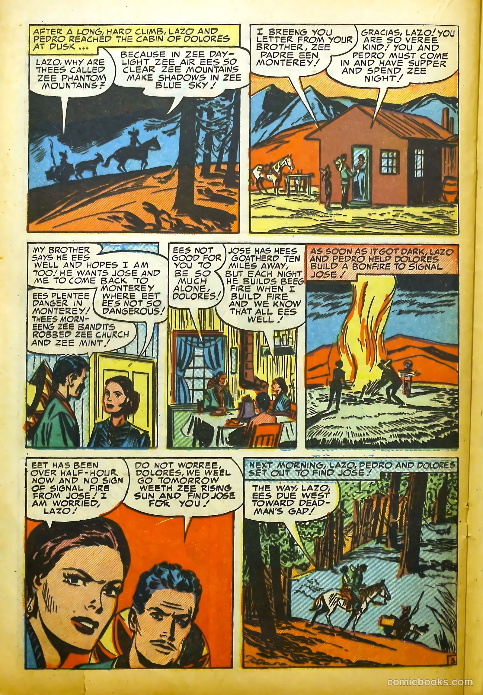 Prize Comics Western #101 (1950) — page 20 of 36