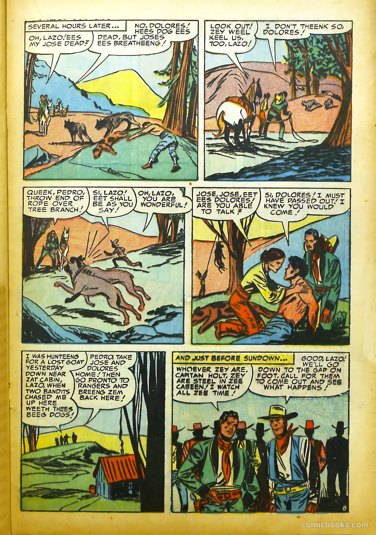 Prize Comics Western #101 (1950) — page 21 of 36
