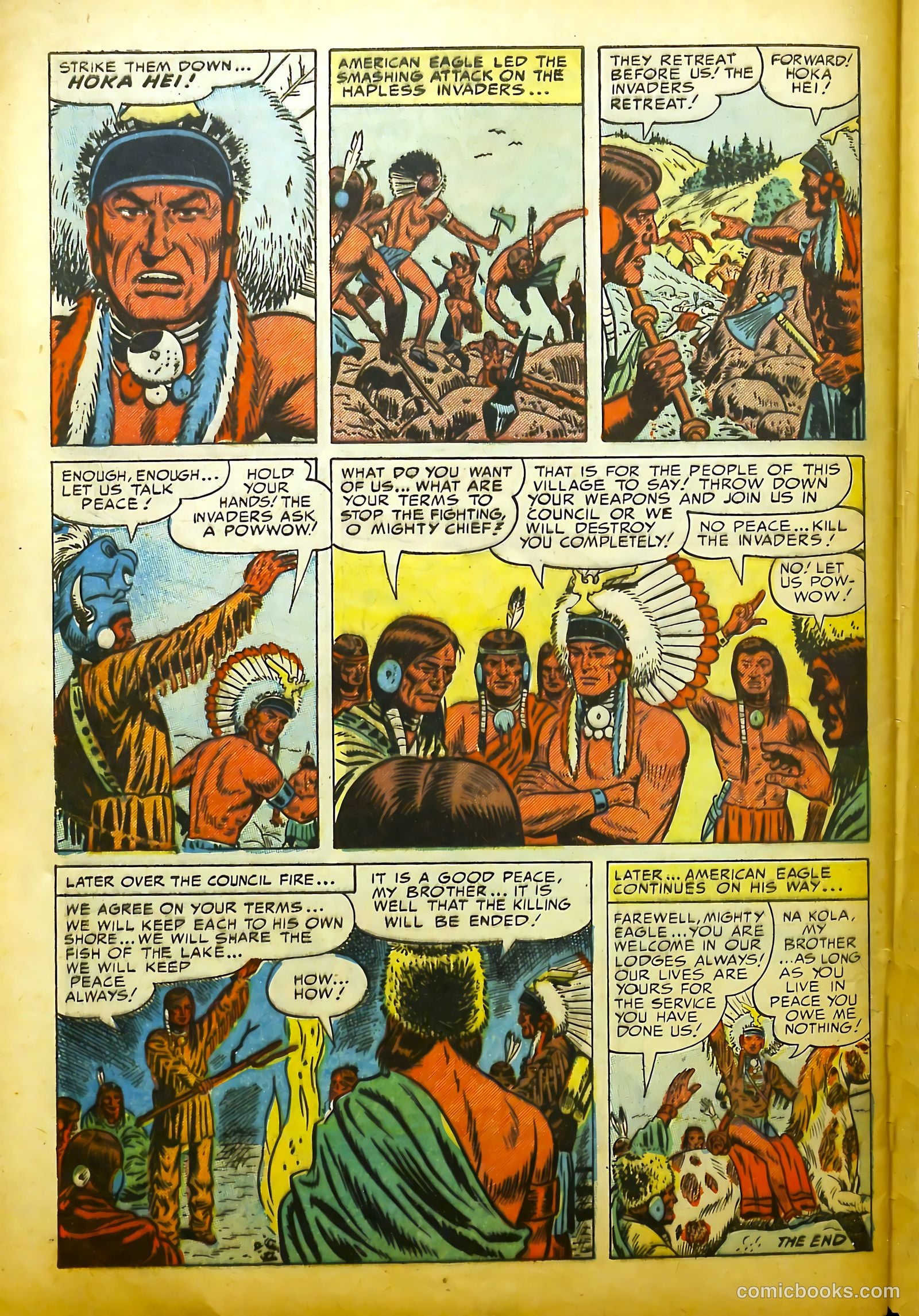Prize Comics Western #101 (1950) — page 32 of 36