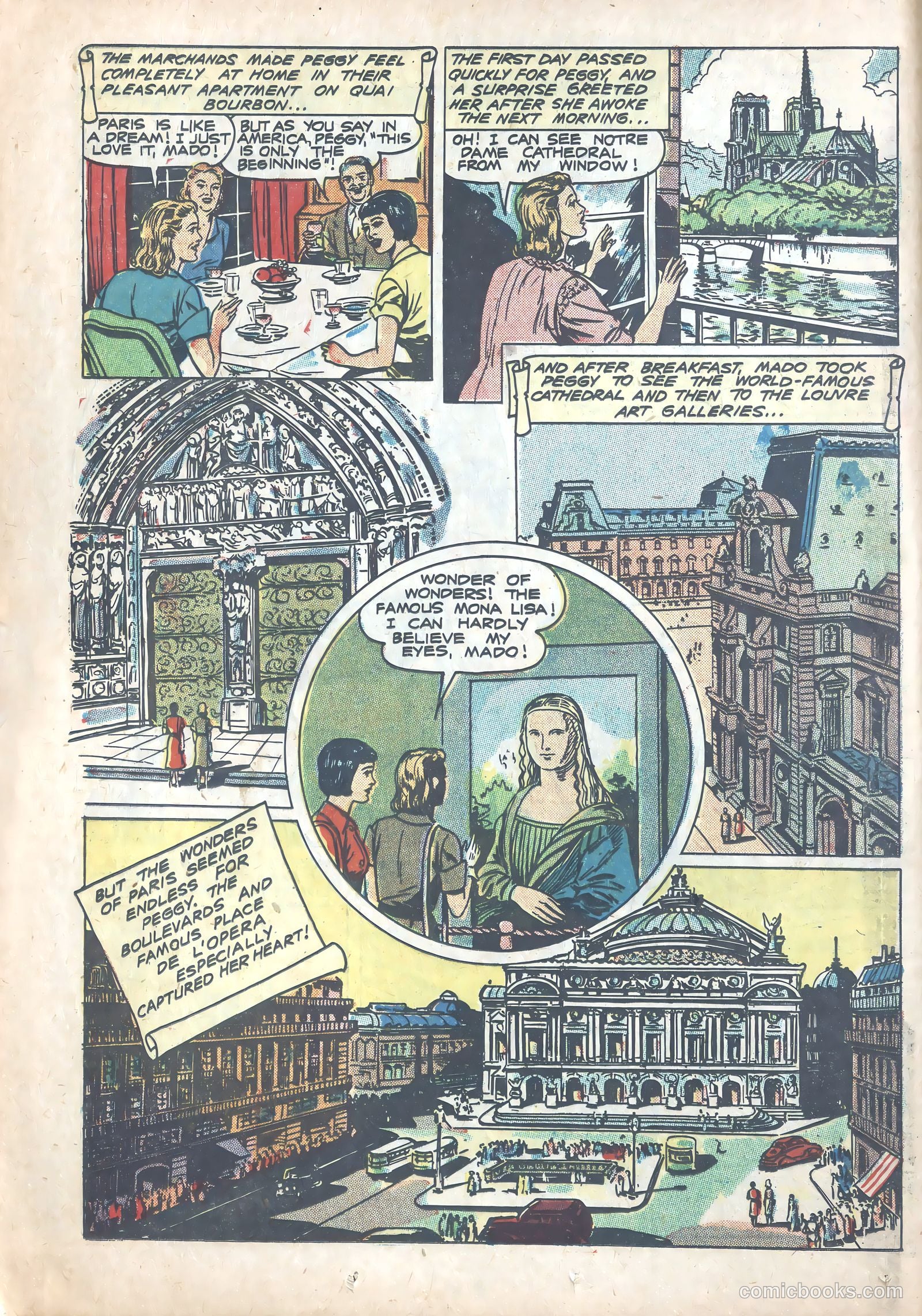 Peggy and Mado and Their Four Weeks in France #nn (1951) — page 4 of 16