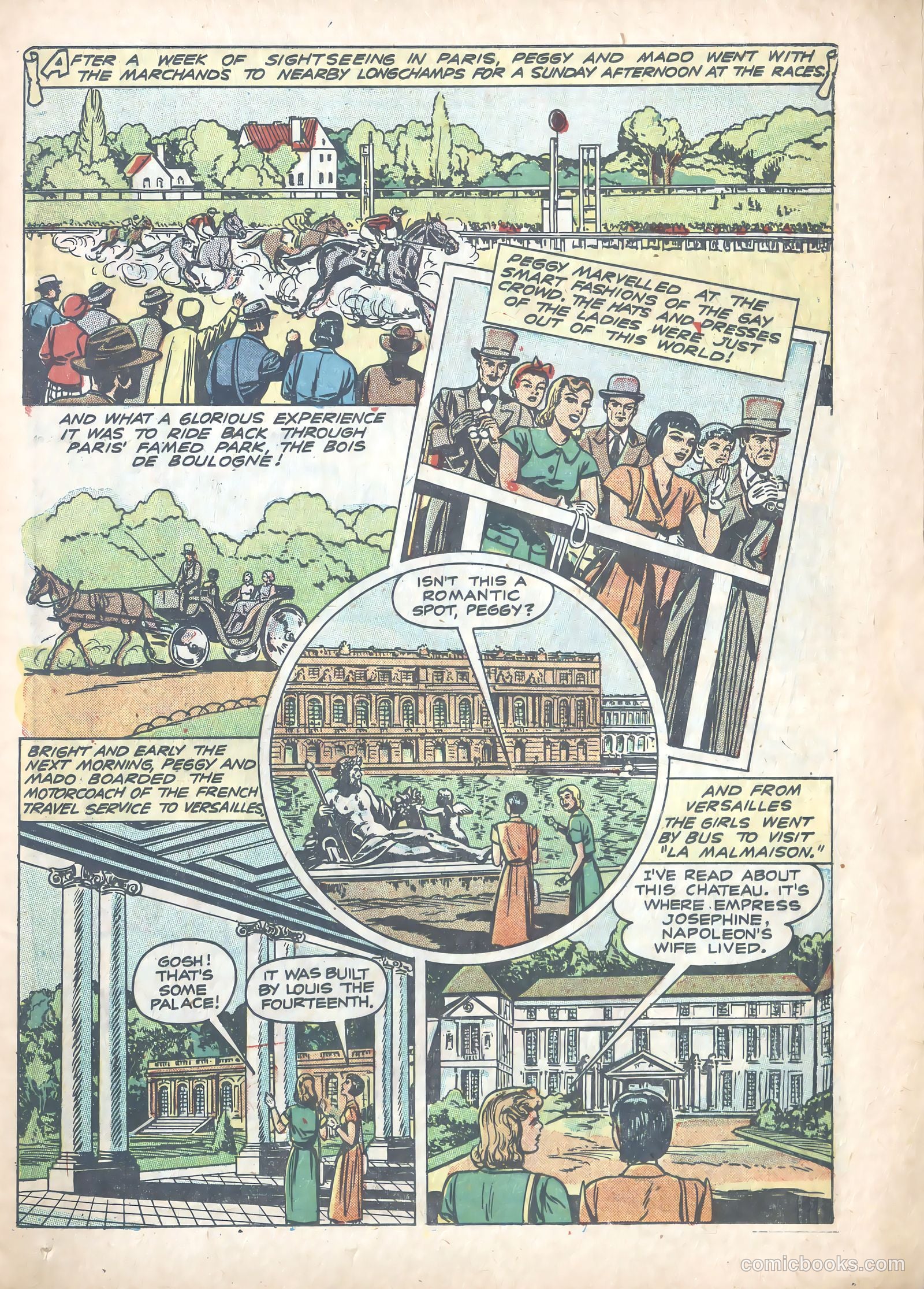 Peggy and Mado and Their Four Weeks in France #nn (1951) — page 5 of 16