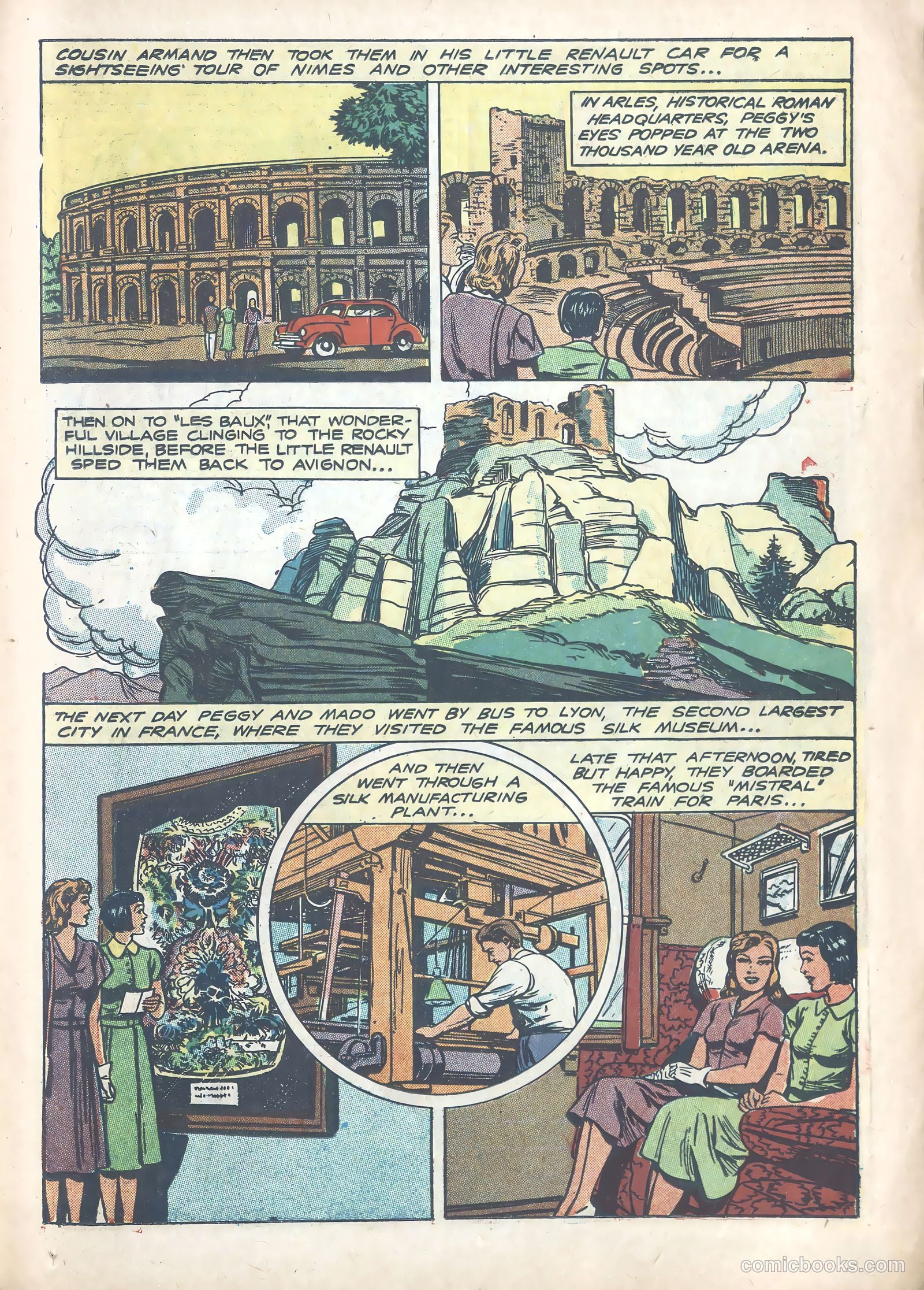 Peggy and Mado and Their Four Weeks in France #nn (1951) — page 11 of 16