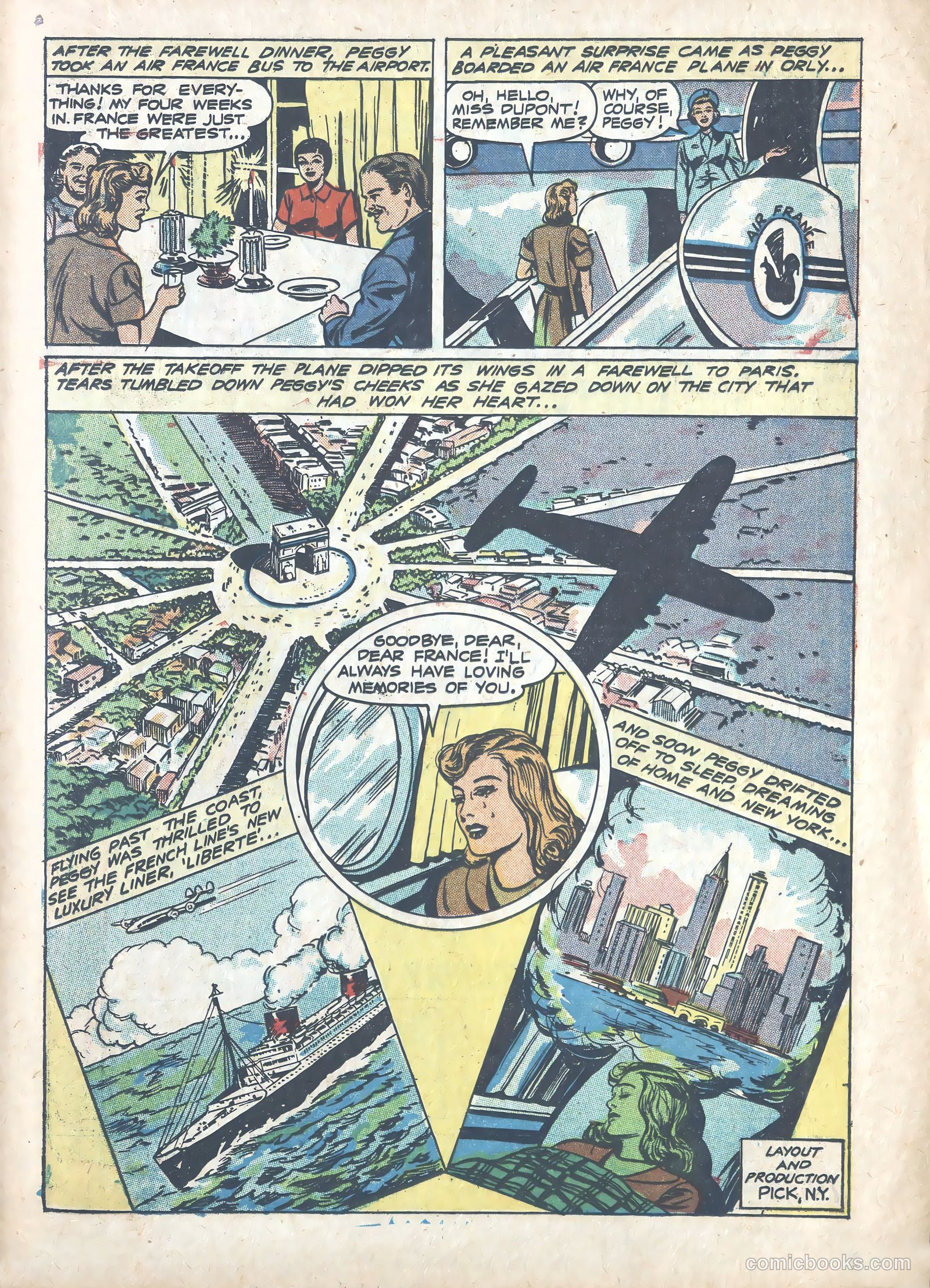 Peggy and Mado and Their Four Weeks in France #nn (1951) — page 15 of 16