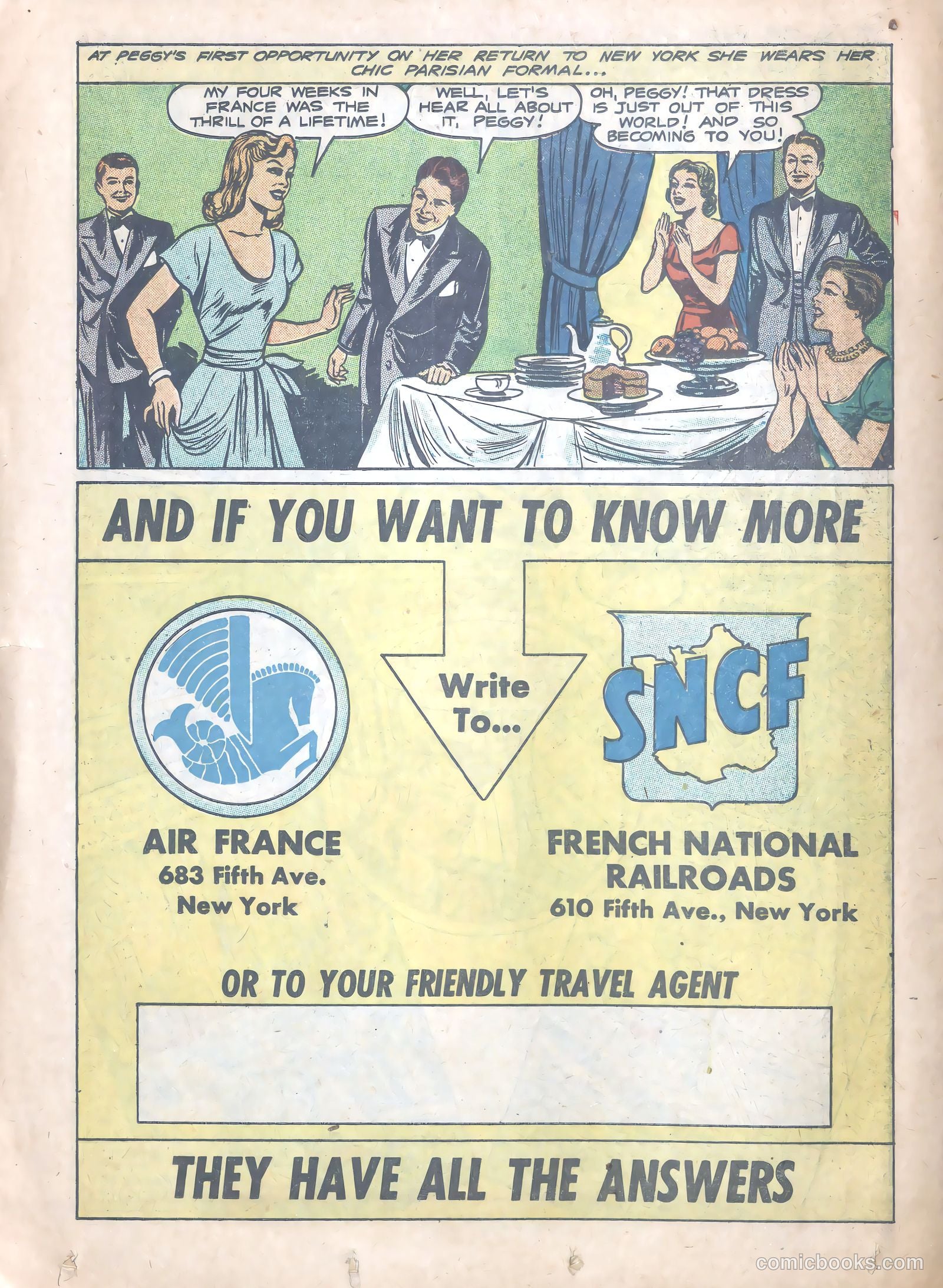 Peggy and Mado and Their Four Weeks in France #nn (1951) — page 16 of 16