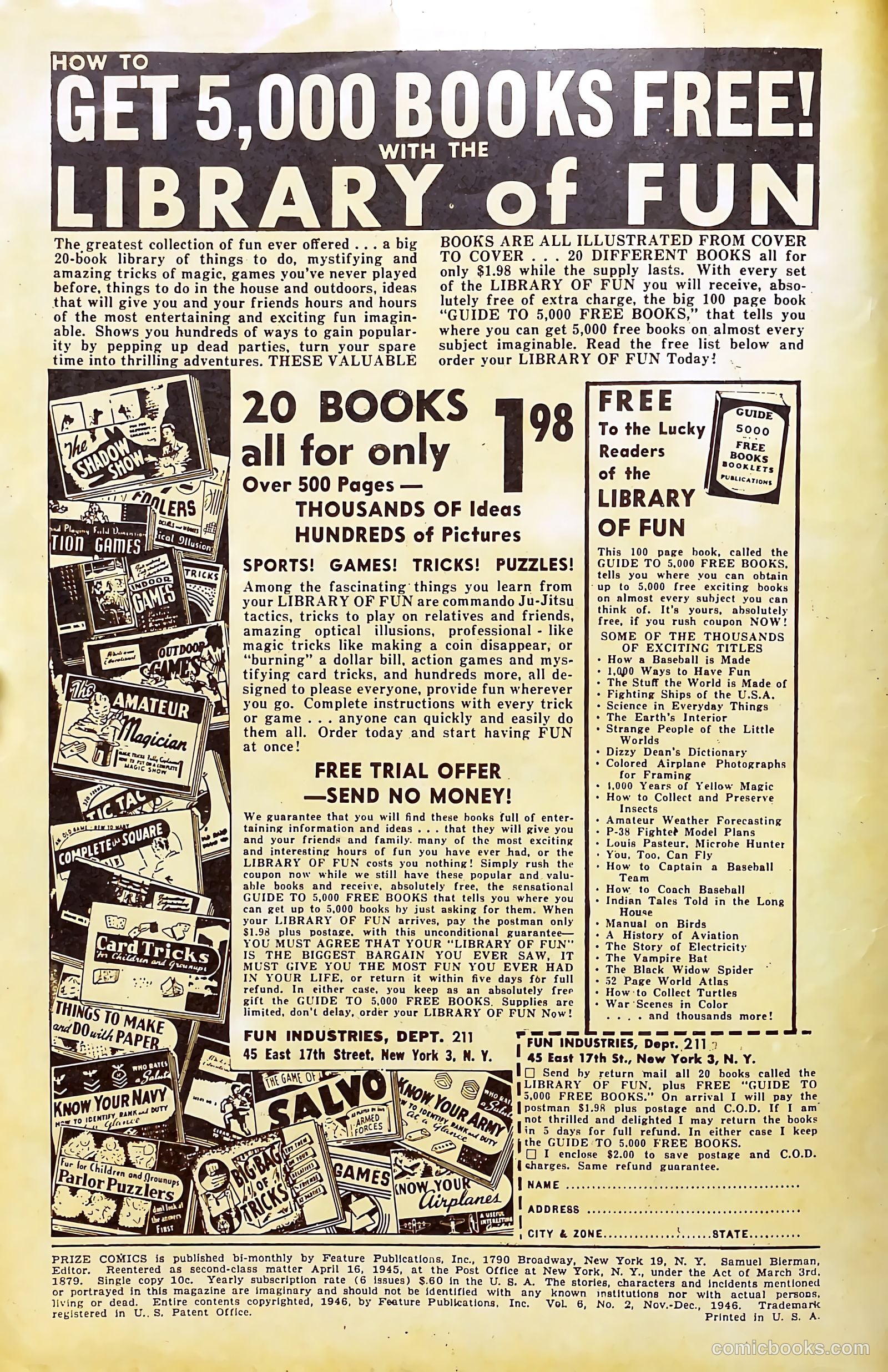 Prize Comics #62 (1940) — page 2 of 53