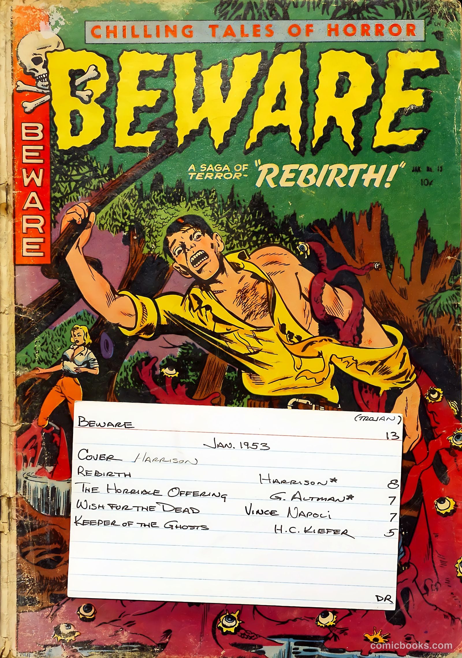 Beware #1 (1953) — page 37 of 37