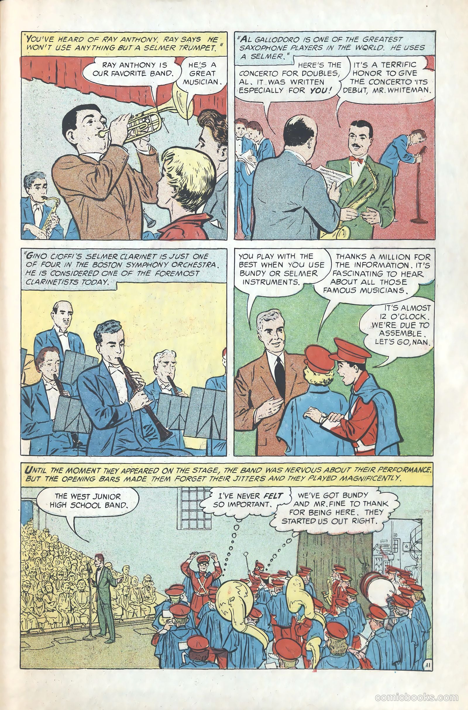 Nan and Gil Join the Band #nn (1958) — page 11 of 12