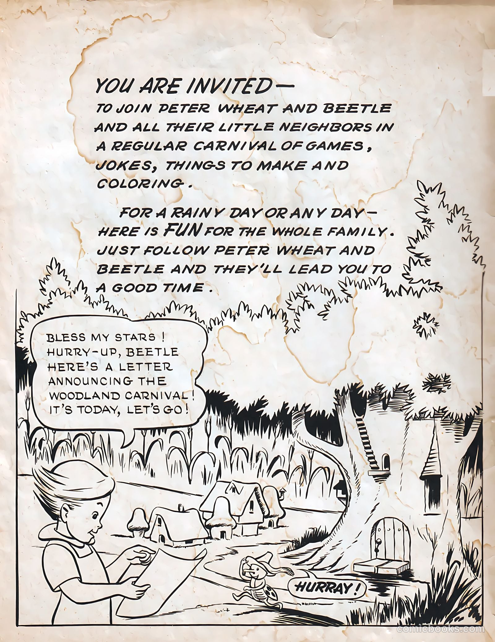 Peter Wheat Fun Book #nn (1952) — page 2 of 32