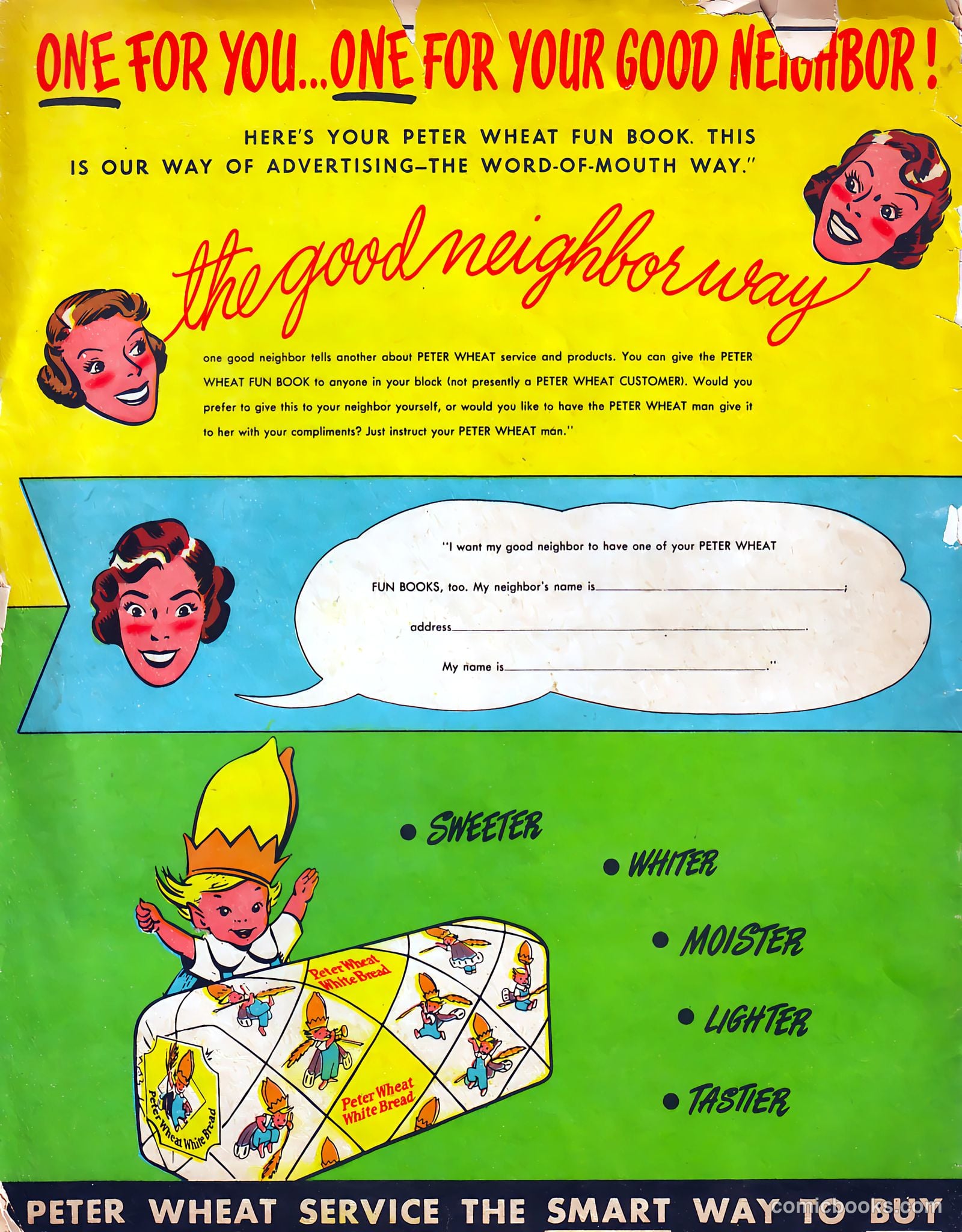 Peter Wheat Fun Book #nn (1952) — page 32 of 32