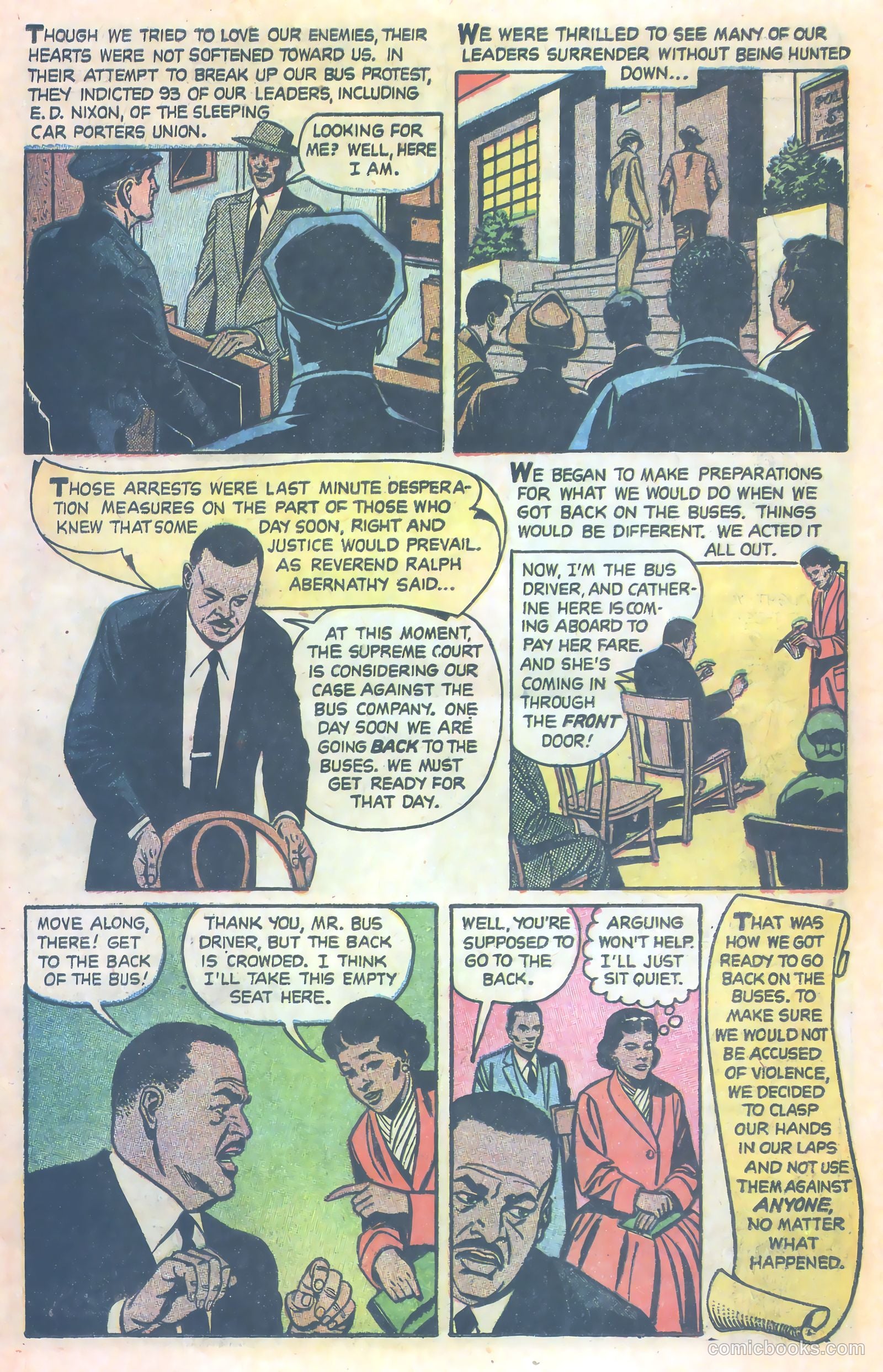 Martin Luther King and the Montgomery Story #nn (1958) — page 8 of 17