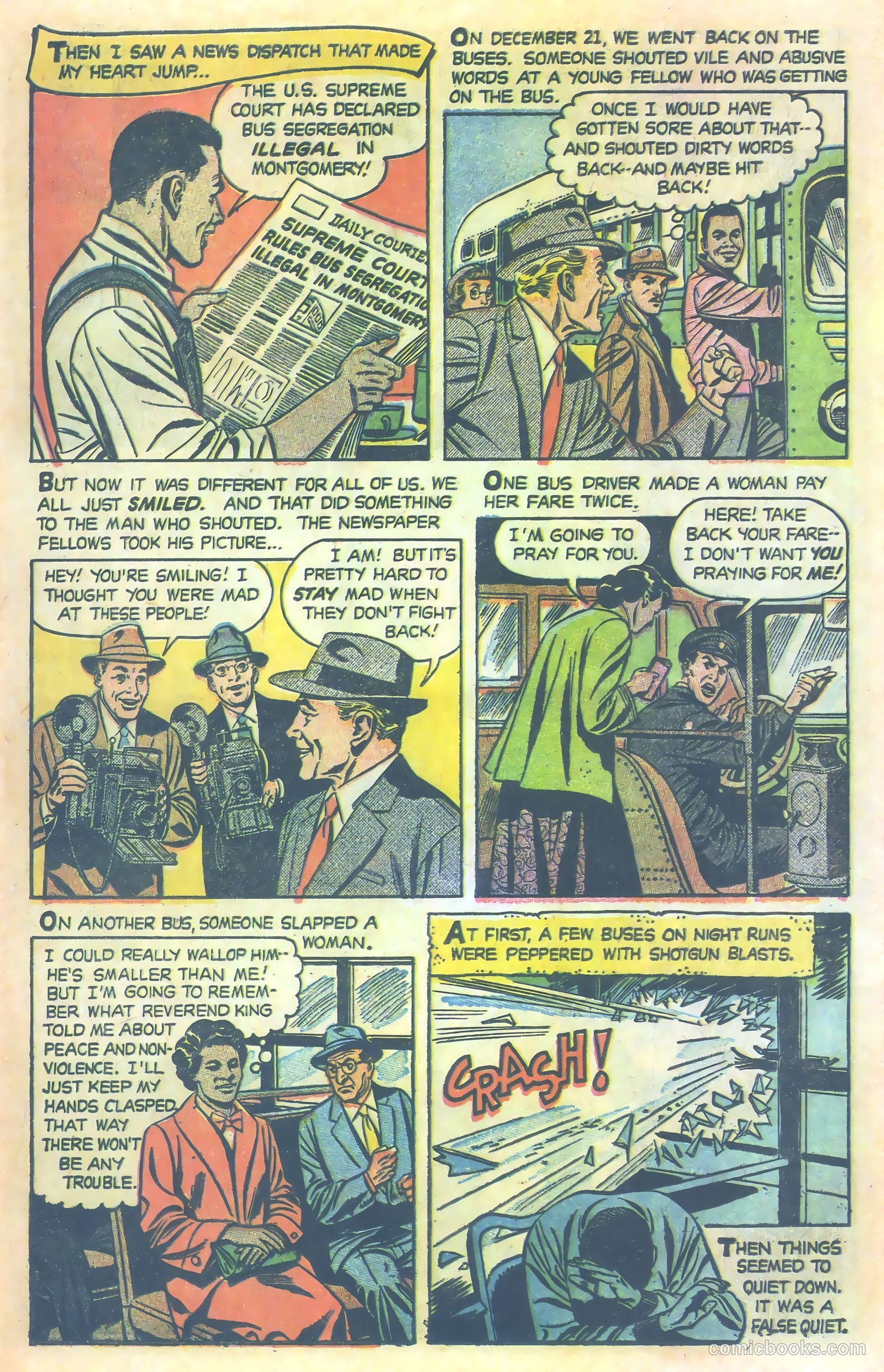 Martin Luther King and the Montgomery Story #nn (1958) — page 9 of 17