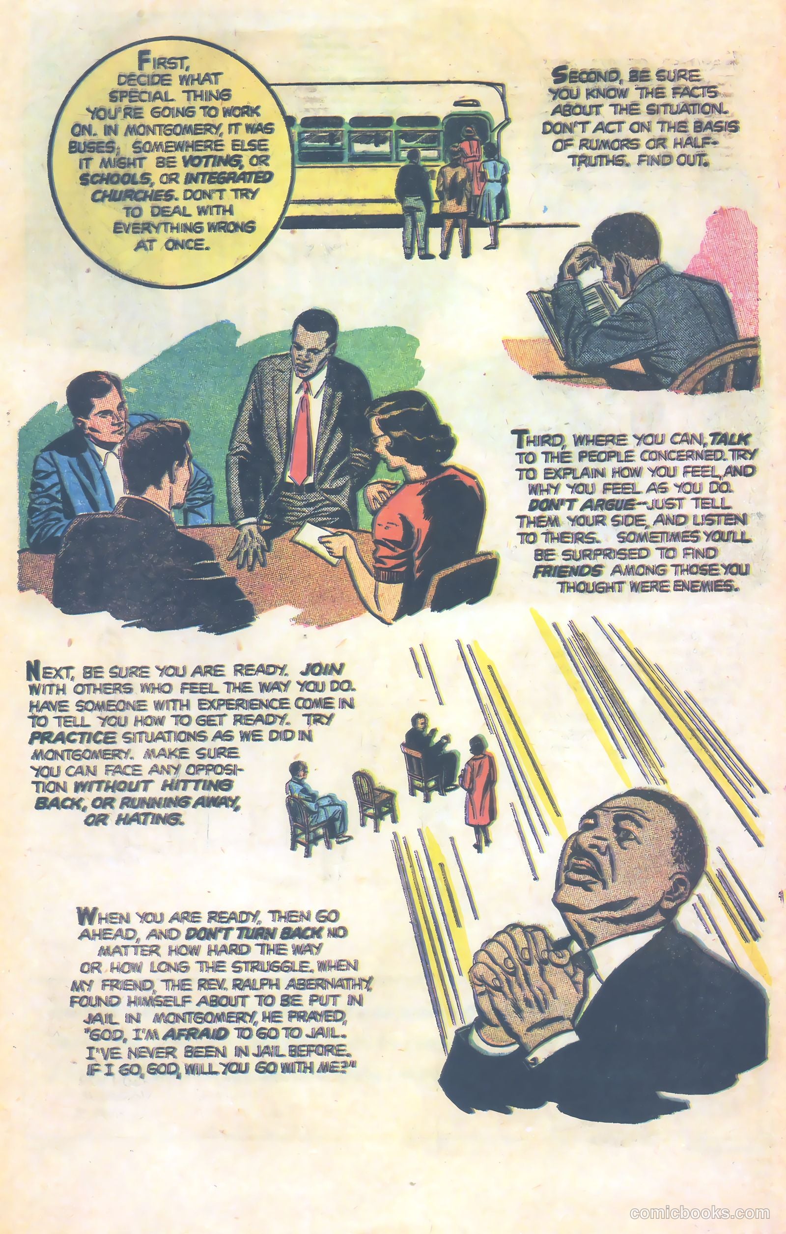 Martin Luther King and the Montgomery Story #nn (1958) — page 15 of 17