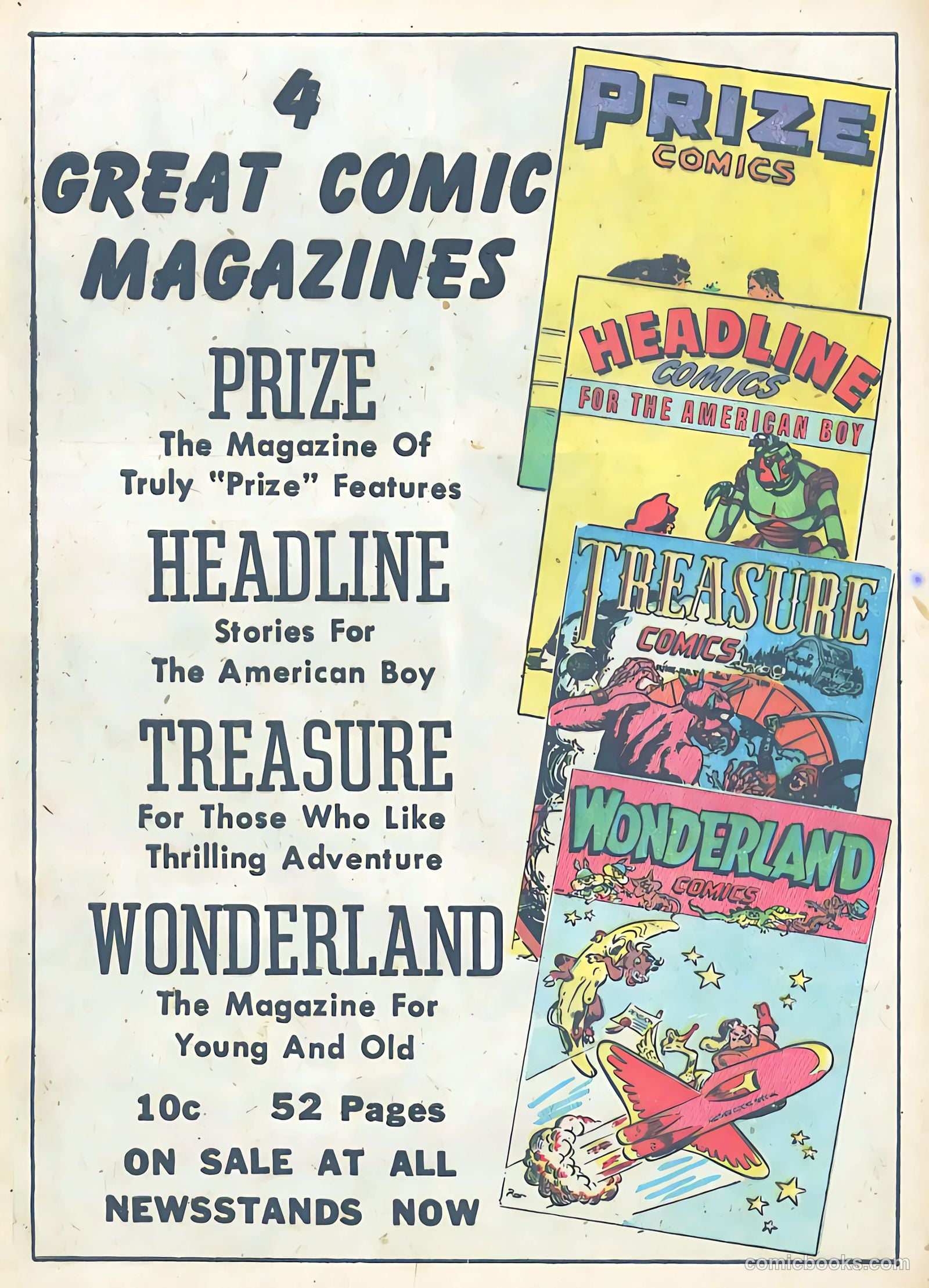 Prize Comics #59 (1940) — page 40 of 52