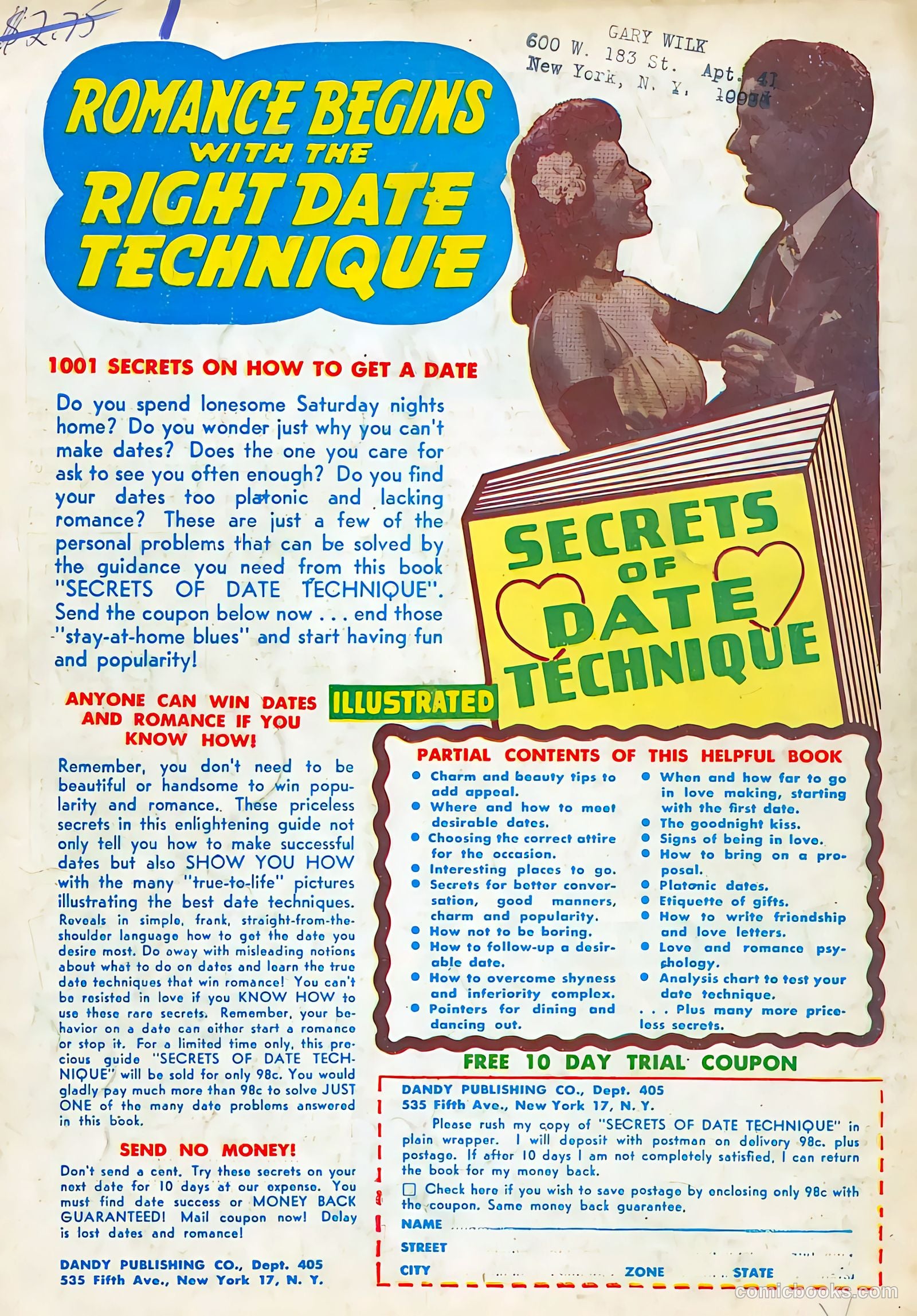 Prize Comics #59 (1940) — page 52 of 52