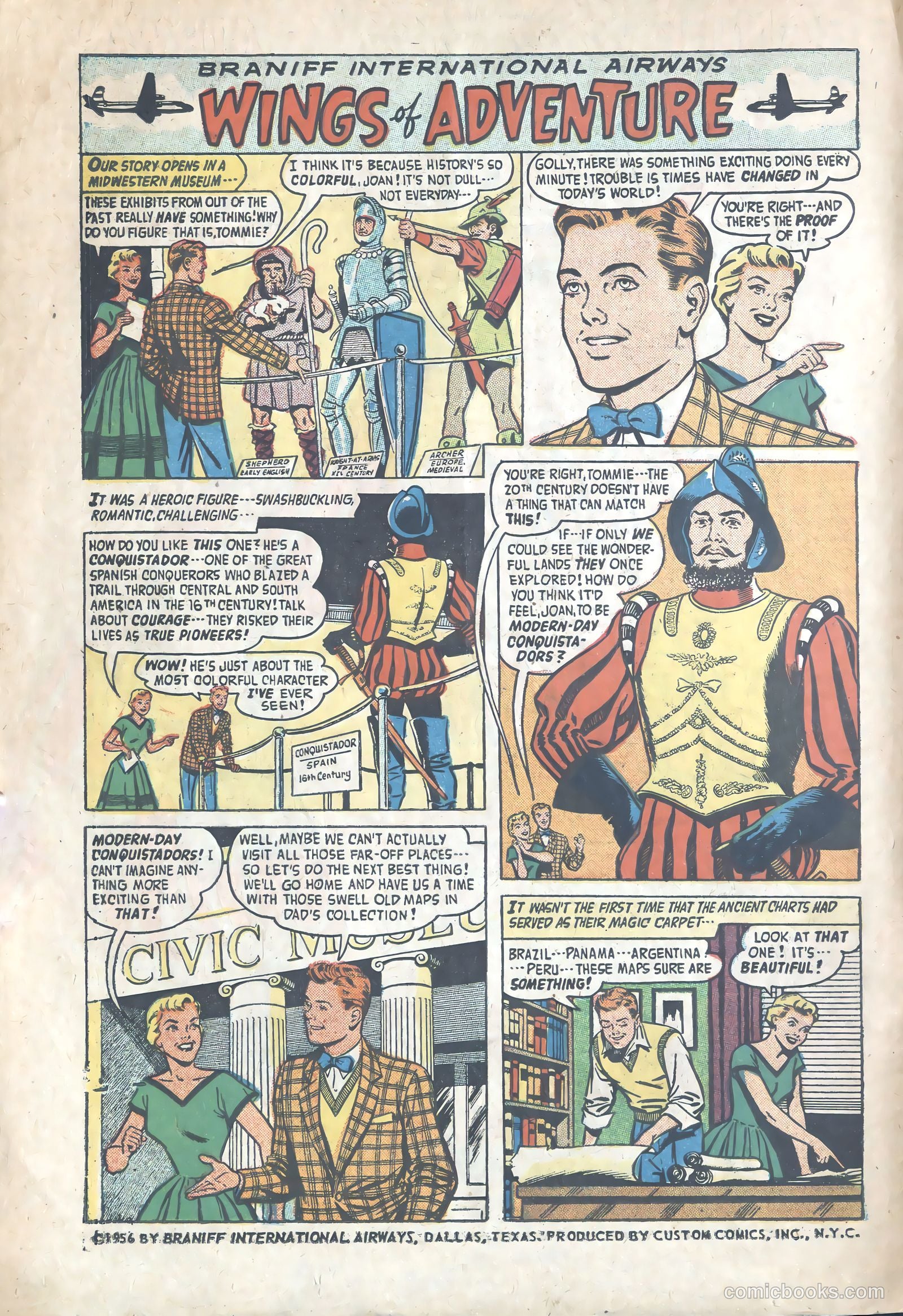 Wings of Adventure #nn (1956) — page 2 of 16