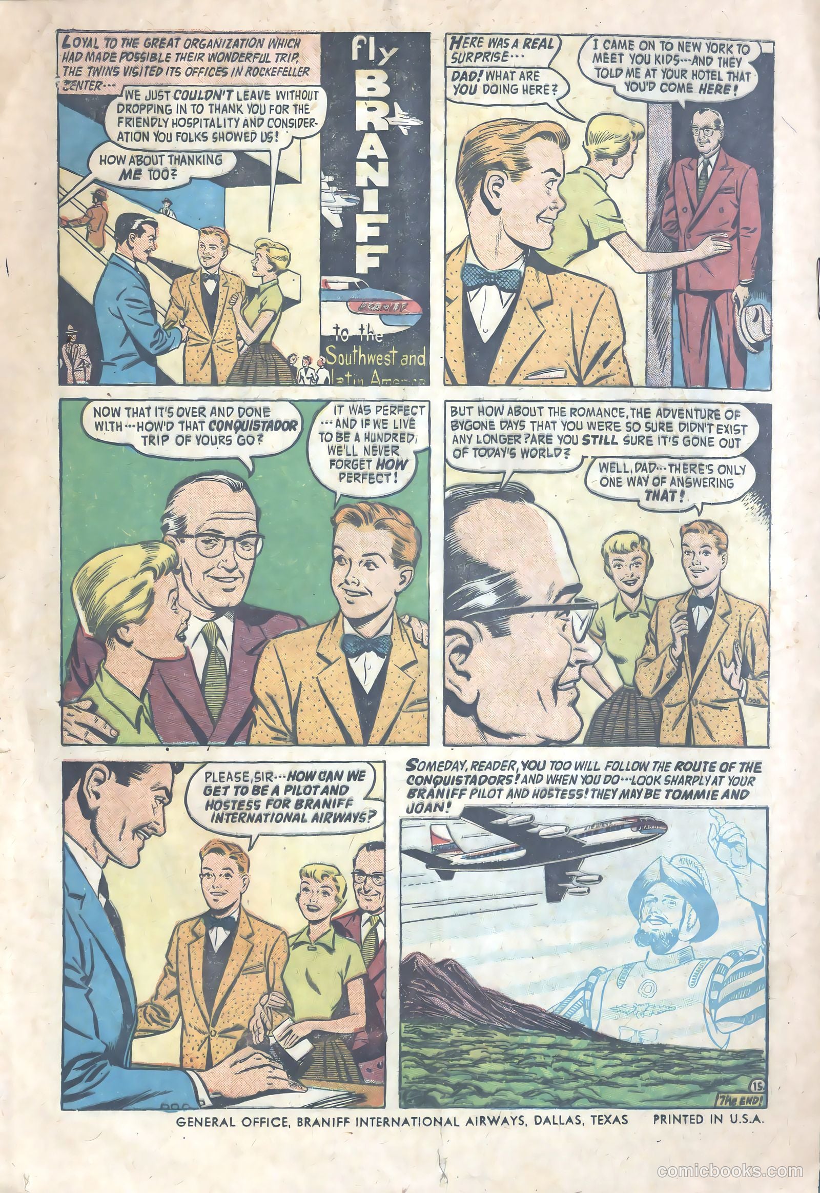 Wings of Adventure #nn (1956) — page 16 of 16