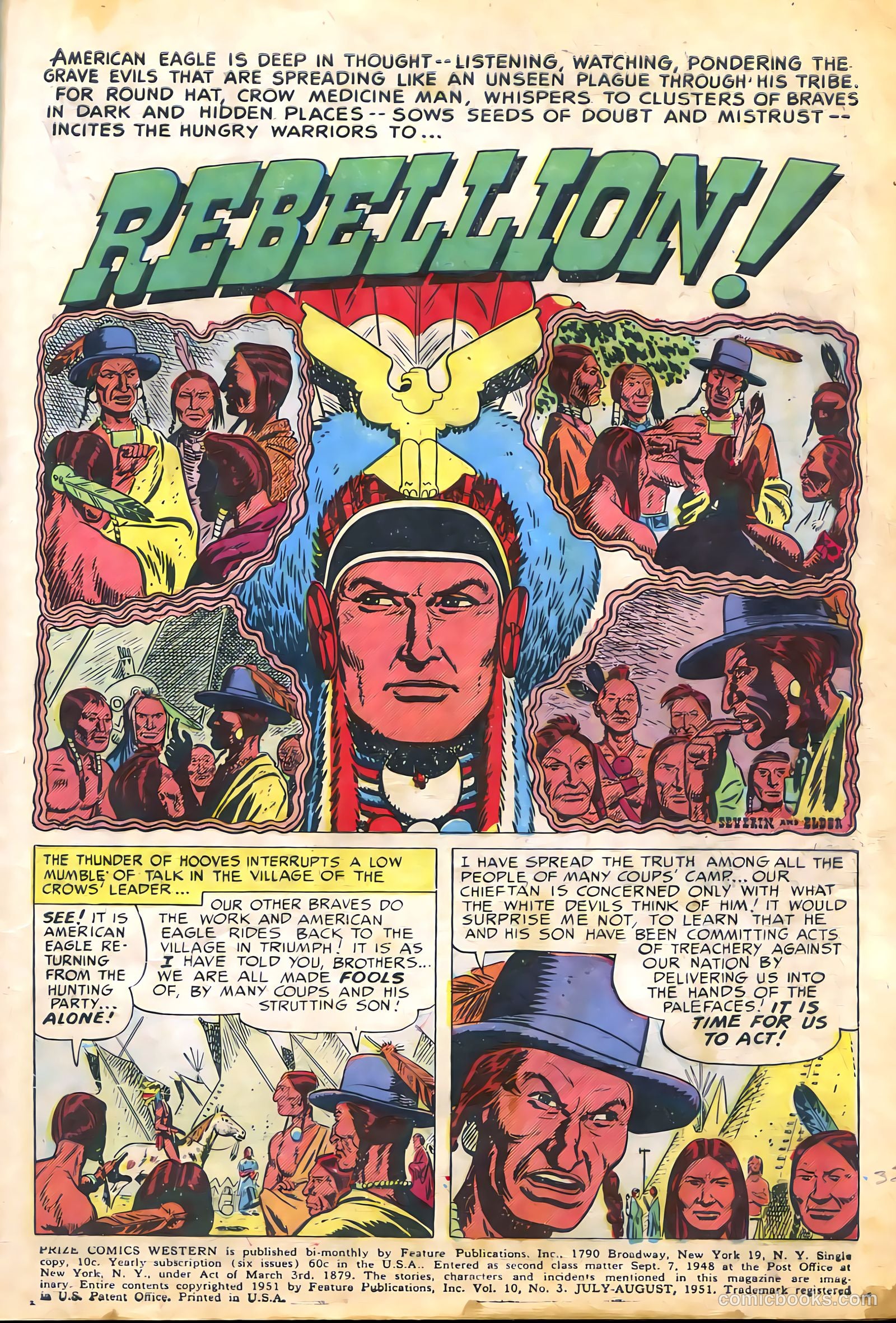 Prize Comics Western #88 (1950) — page 3 of 44