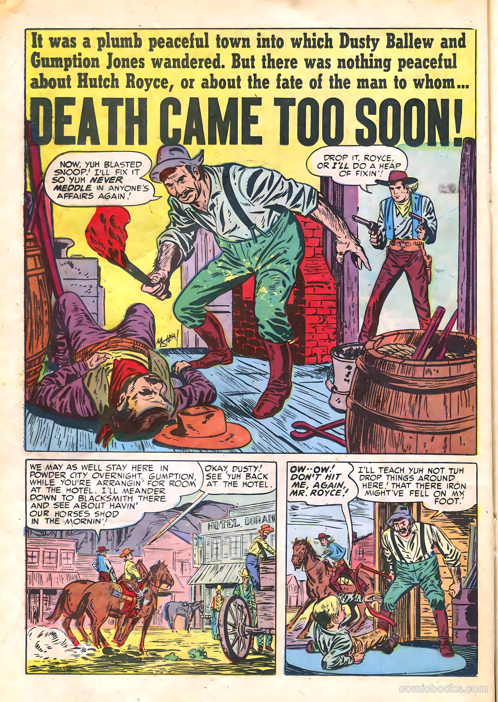 Prize Comics Western #88 (1950) — page 16 of 44