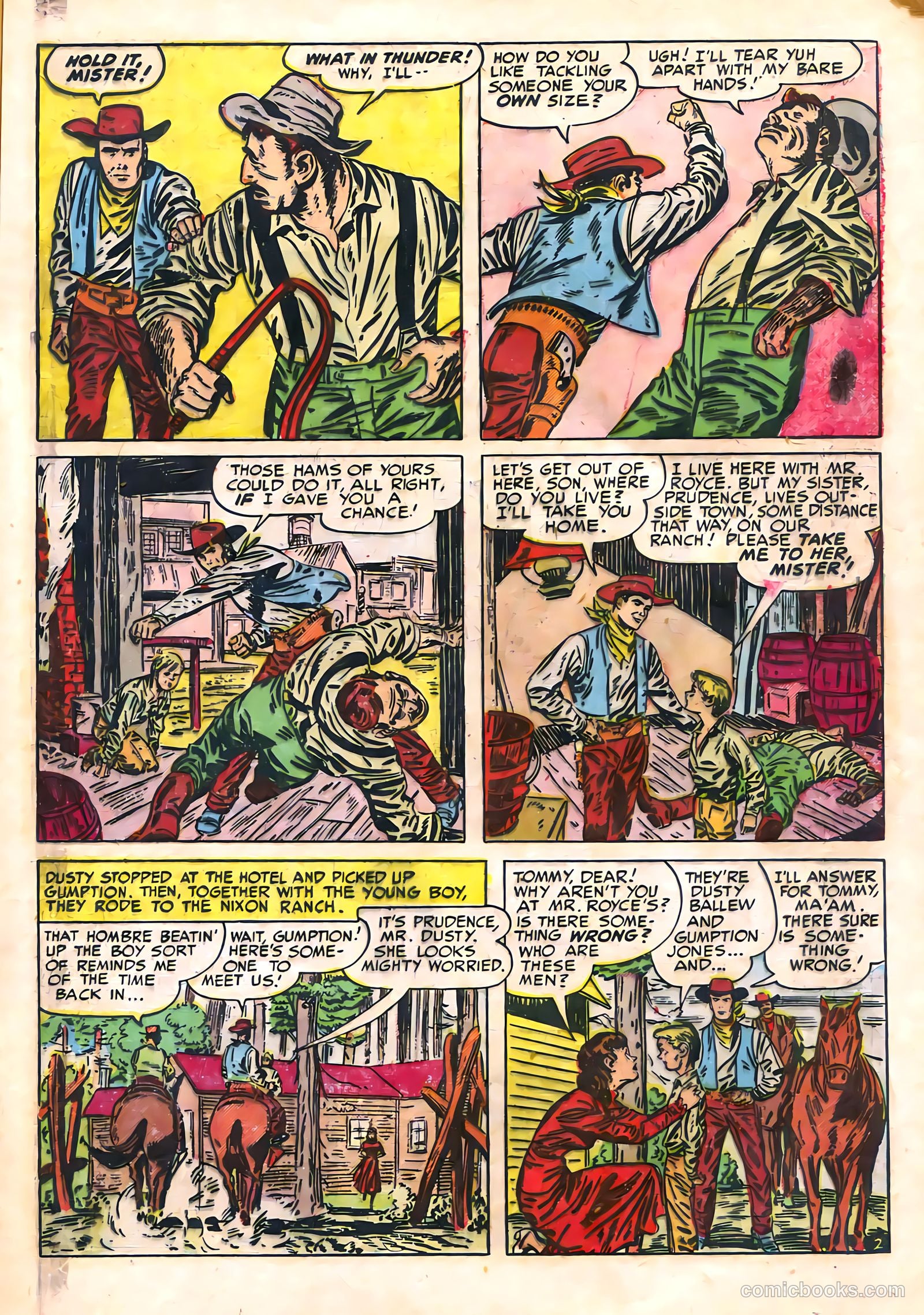 Prize Comics Western #88 (1950) — page 17 of 44
