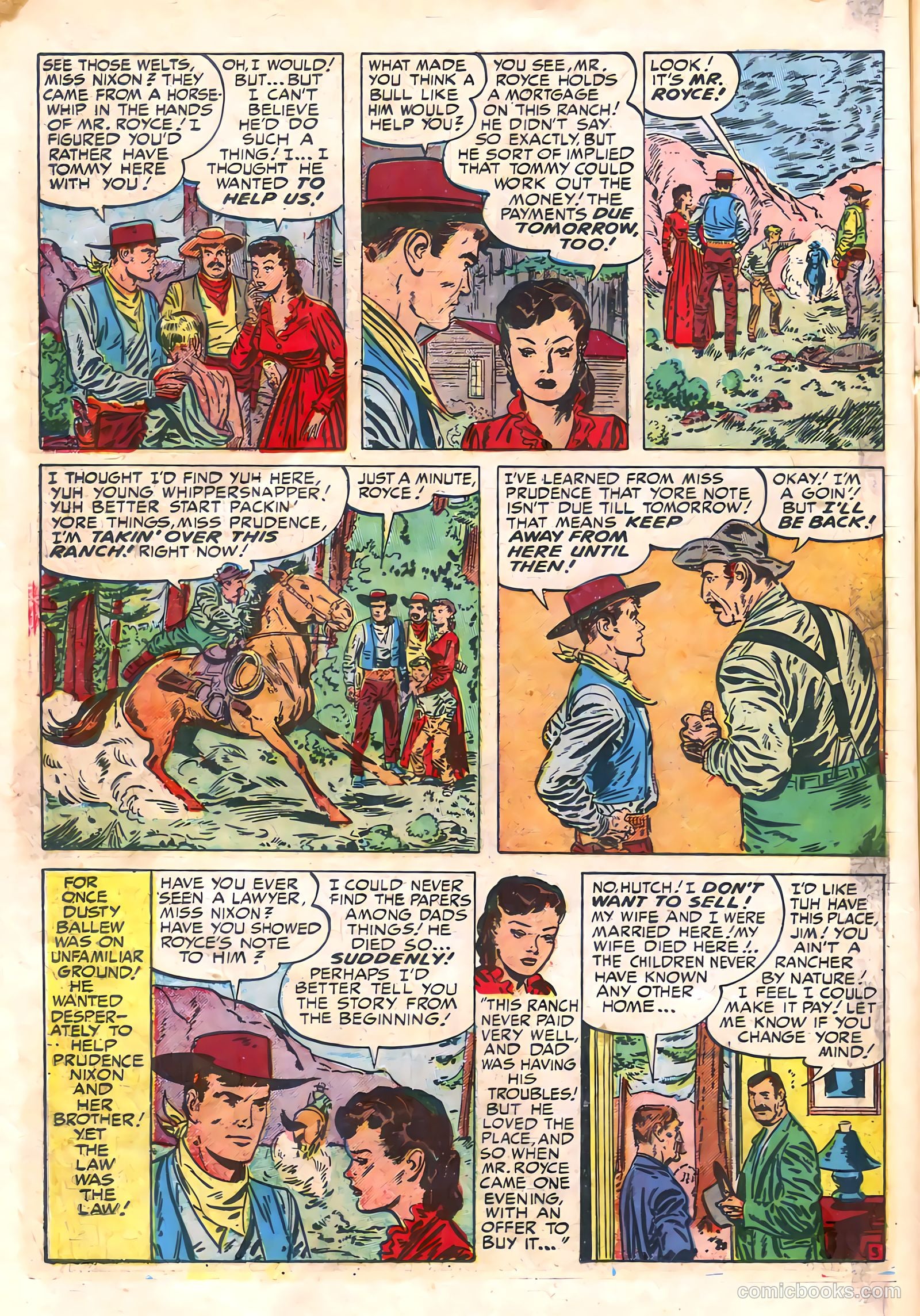 Prize Comics Western #88 (1950) — page 18 of 44