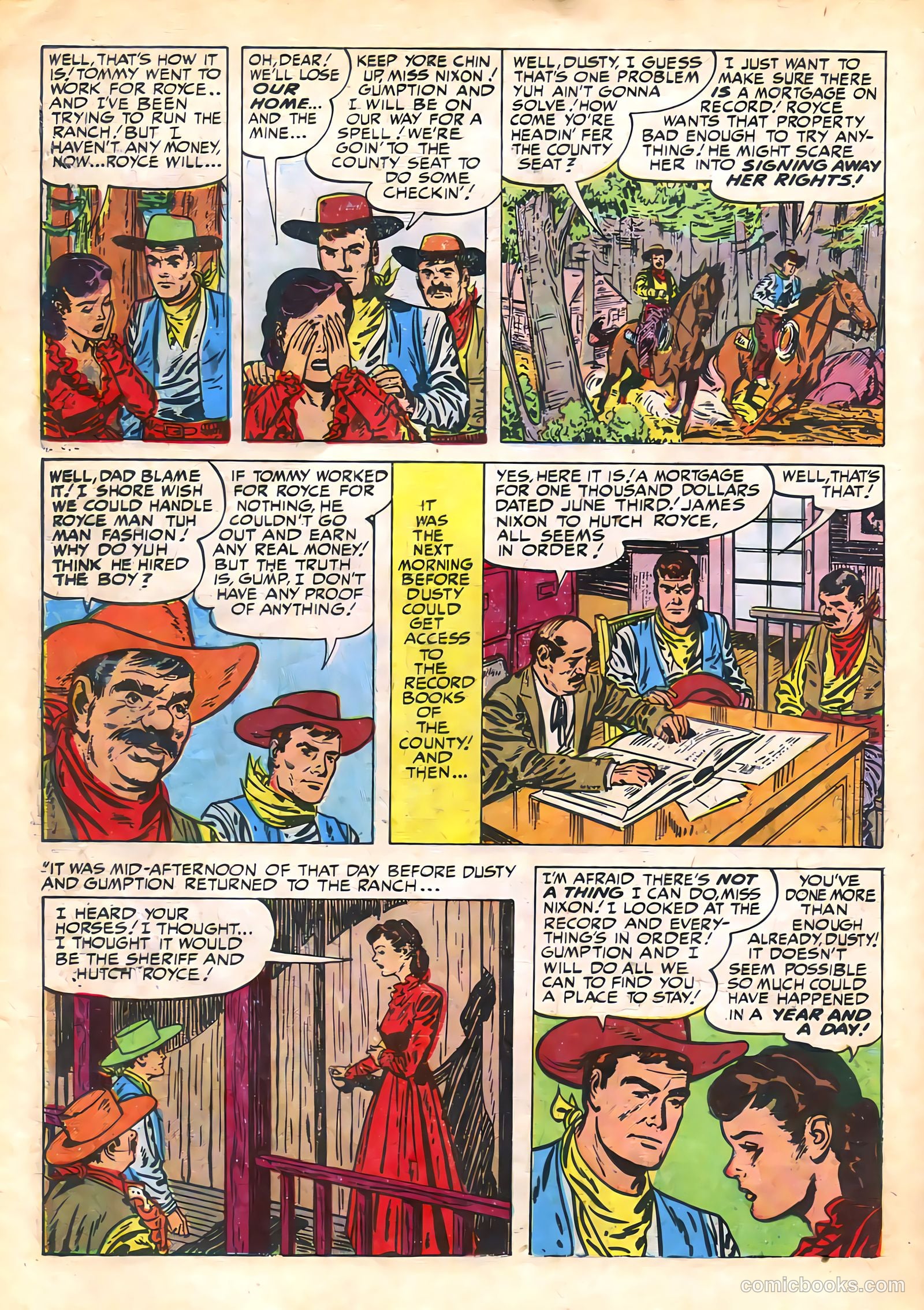Prize Comics Western #88 (1950) — page 20 of 44