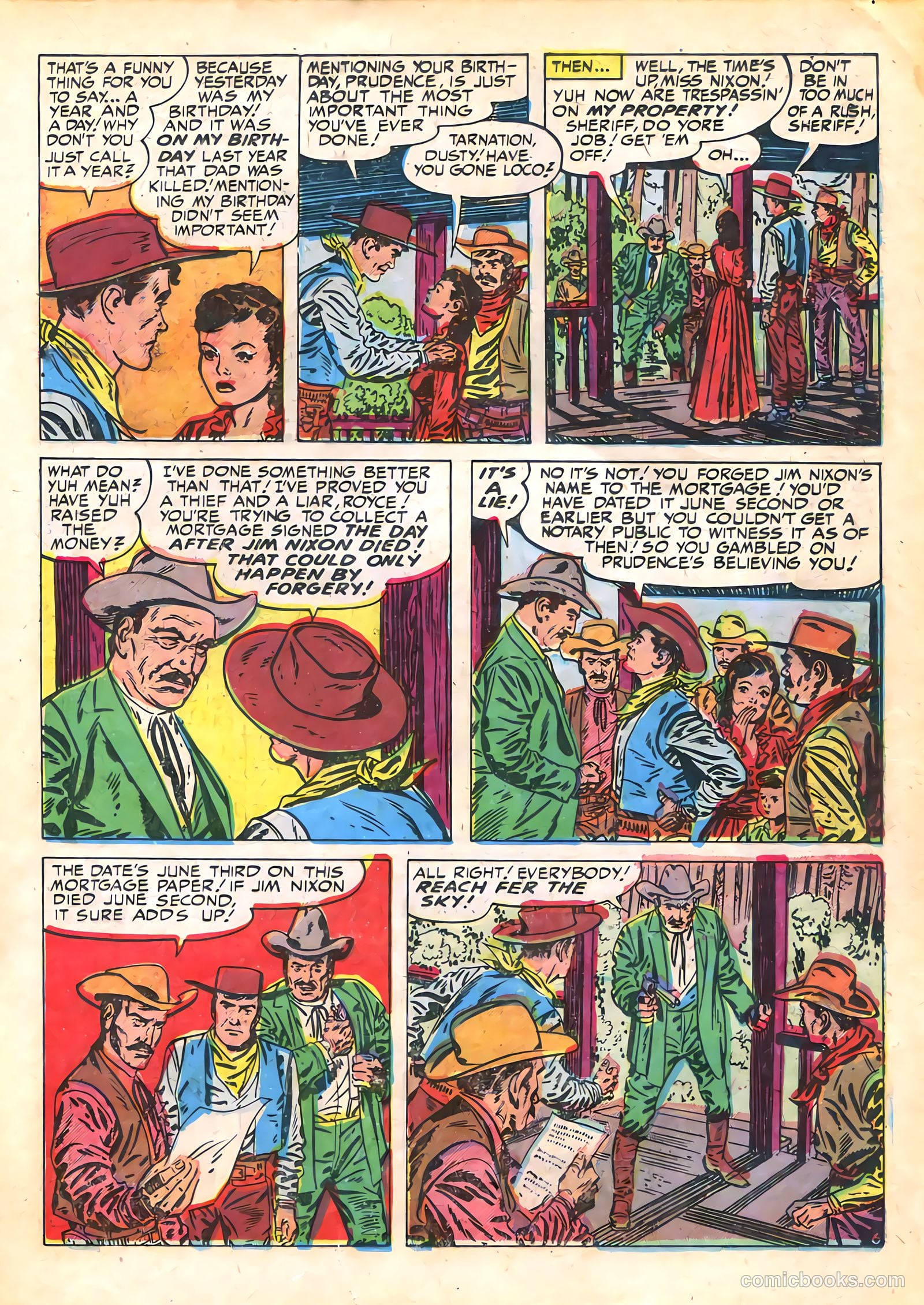 Prize Comics Western #88 (1950) — page 21 of 44
