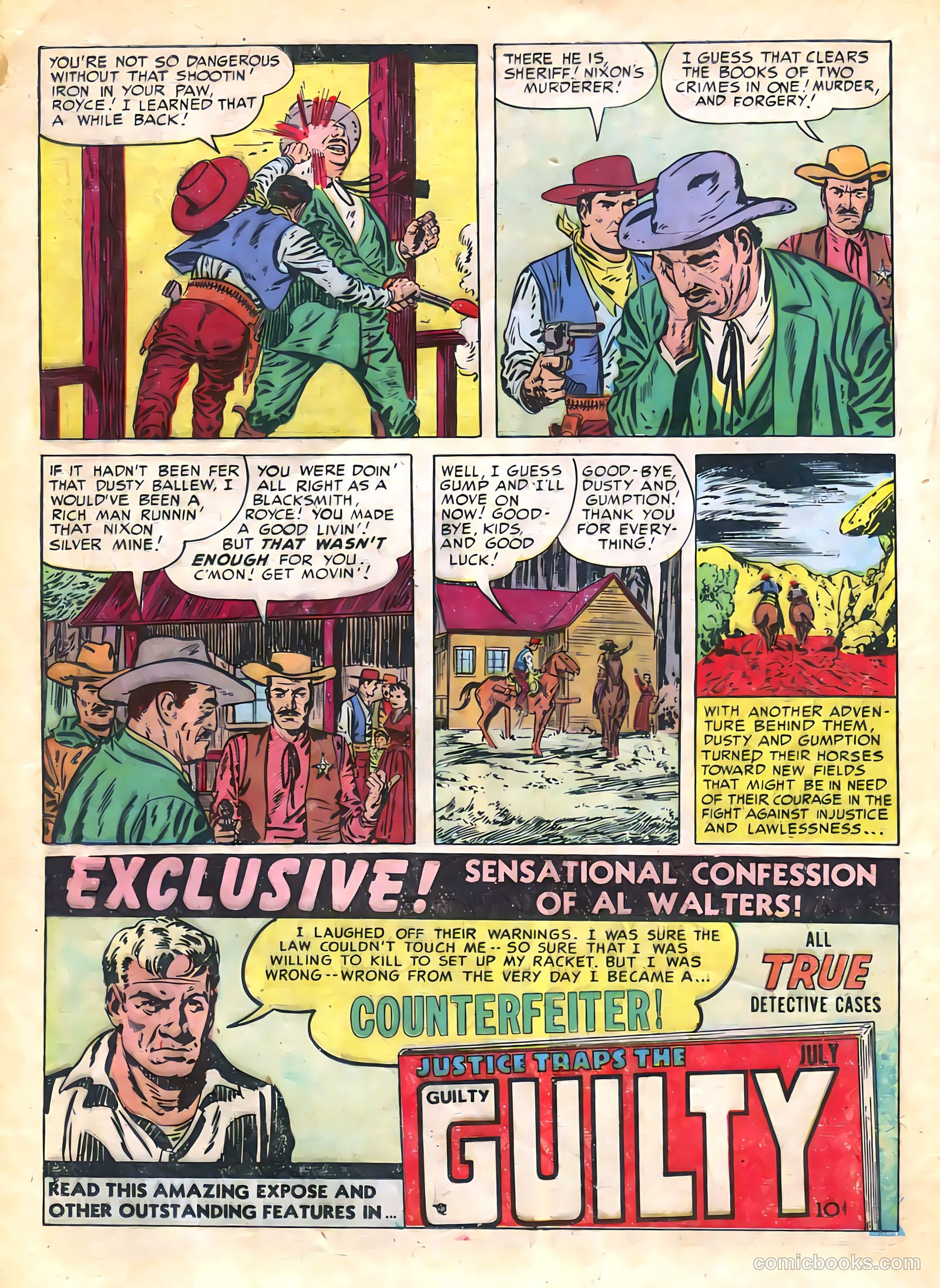 Prize Comics Western #88 (1950) — page 22 of 44