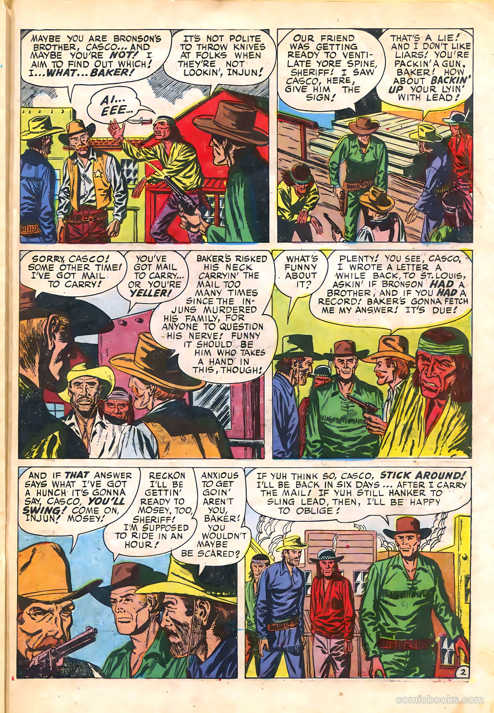 Prize Comics Western #88 (1950) — page 25 of 44