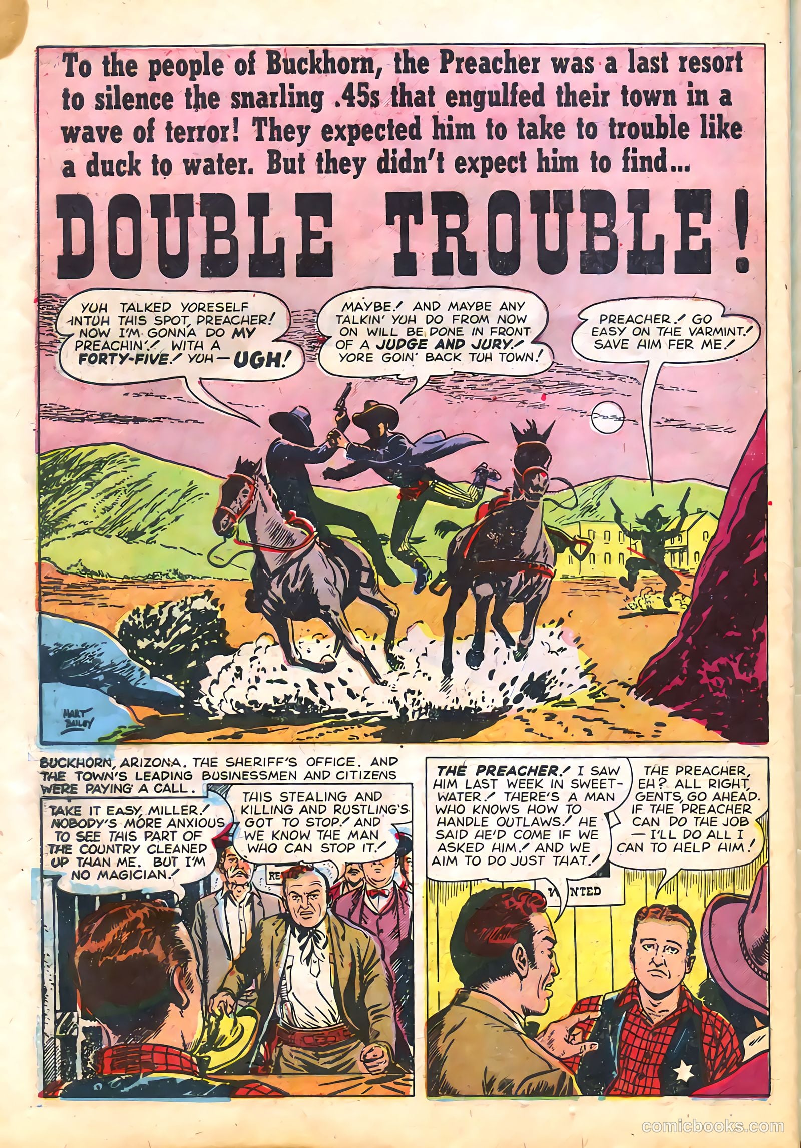 Prize Comics Western #88 (1950) — page 34 of 44