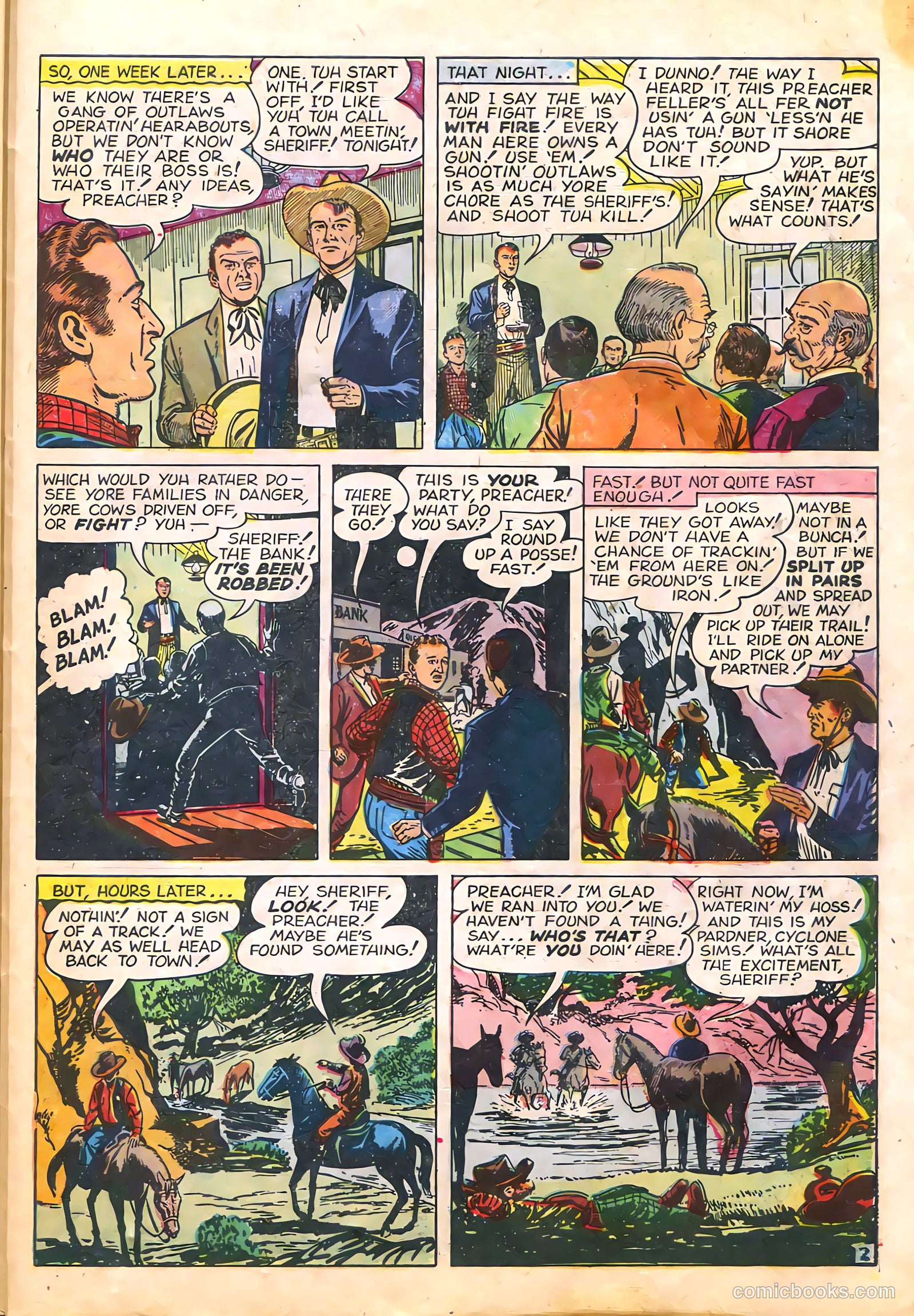 Prize Comics Western #88 (1950) — page 35 of 44