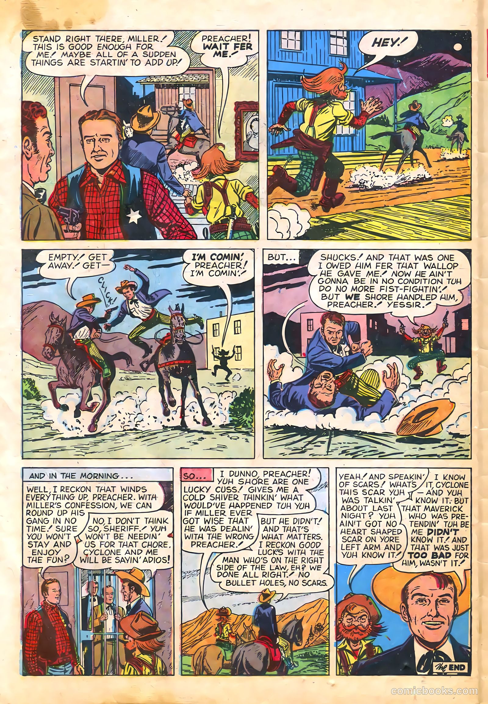 Prize Comics Western #88 (1950) — page 40 of 44