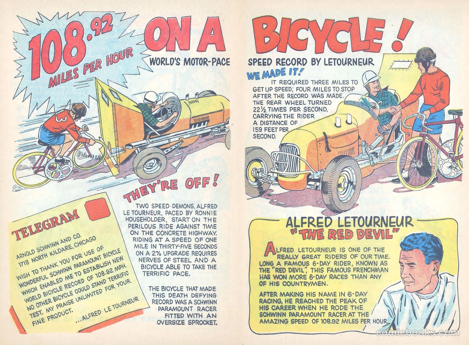 Schwinn Bike Thrills #nn (1959) — page 12 of 42